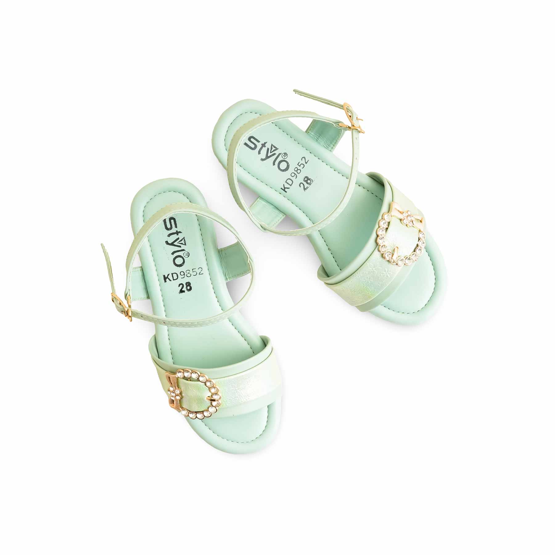 Girls PISTAGREEN Formal Sandal KD9852 - Image 5