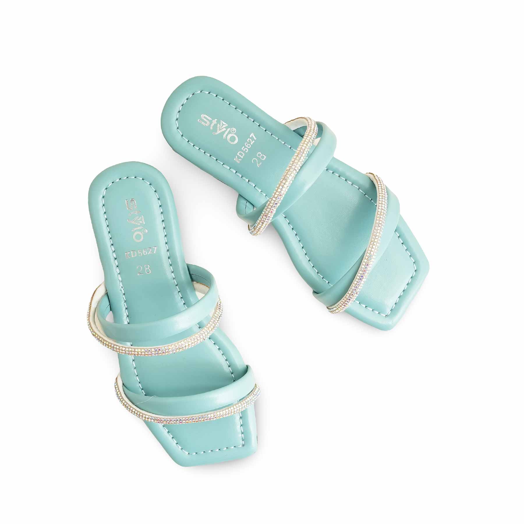 Girls PISTAGREEN Formal Slipper KD5627 - Image 5