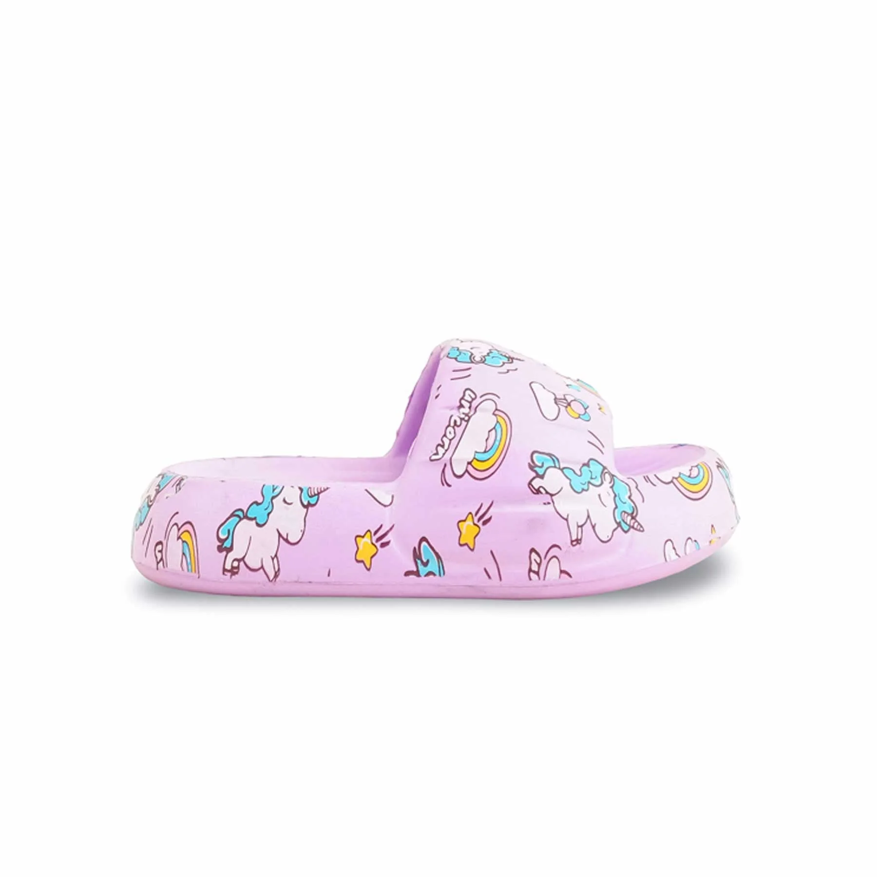 Girls Purple Casual Flip Flop KD5690 - Image 2