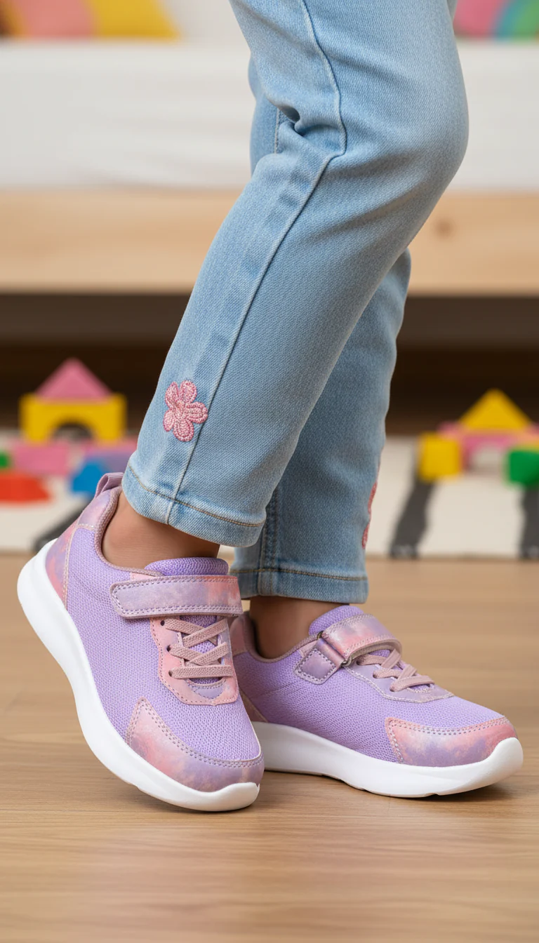 Girls Purple Casual Jogger KD1669