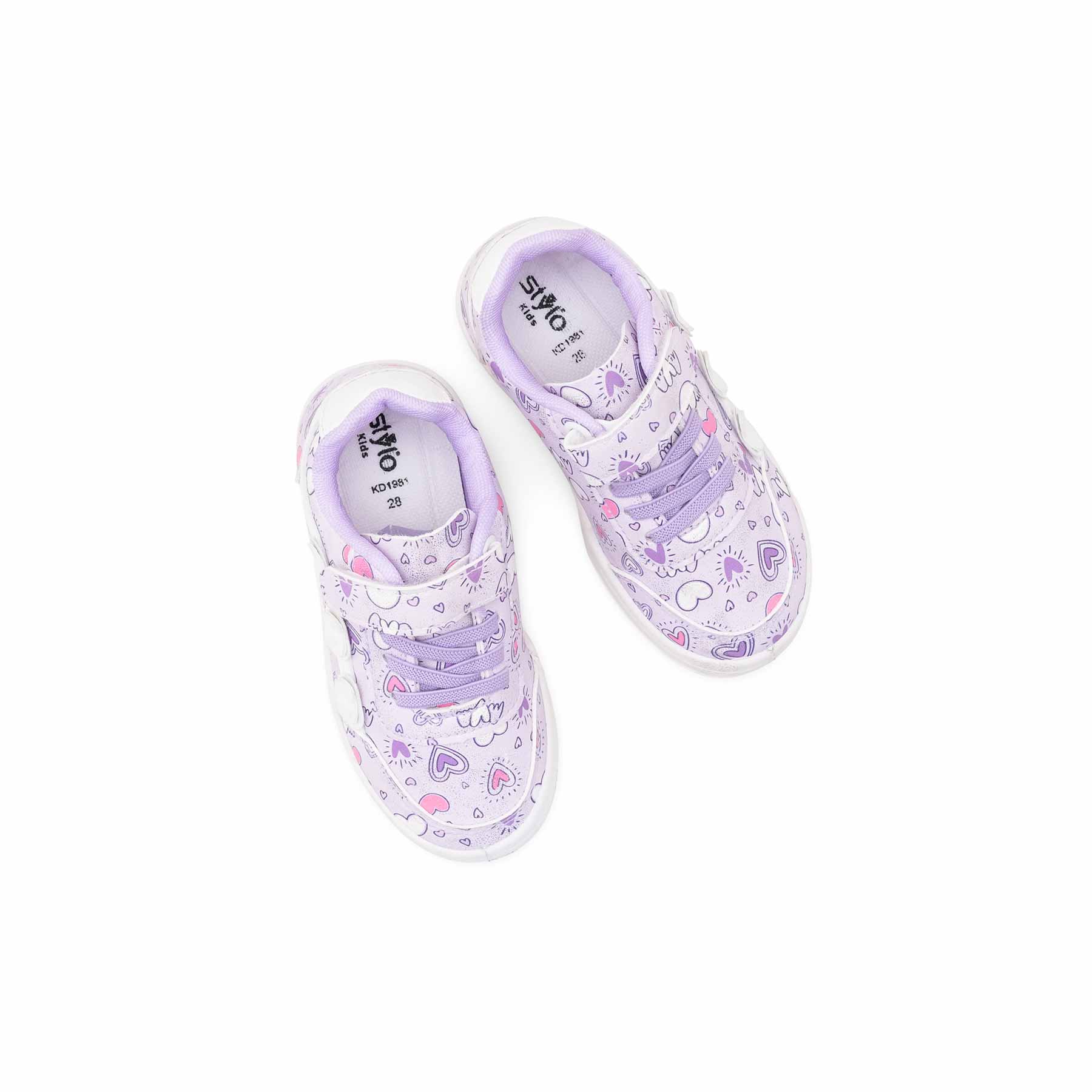 Girls Purple Casual Jogger KD1981 - Image 5