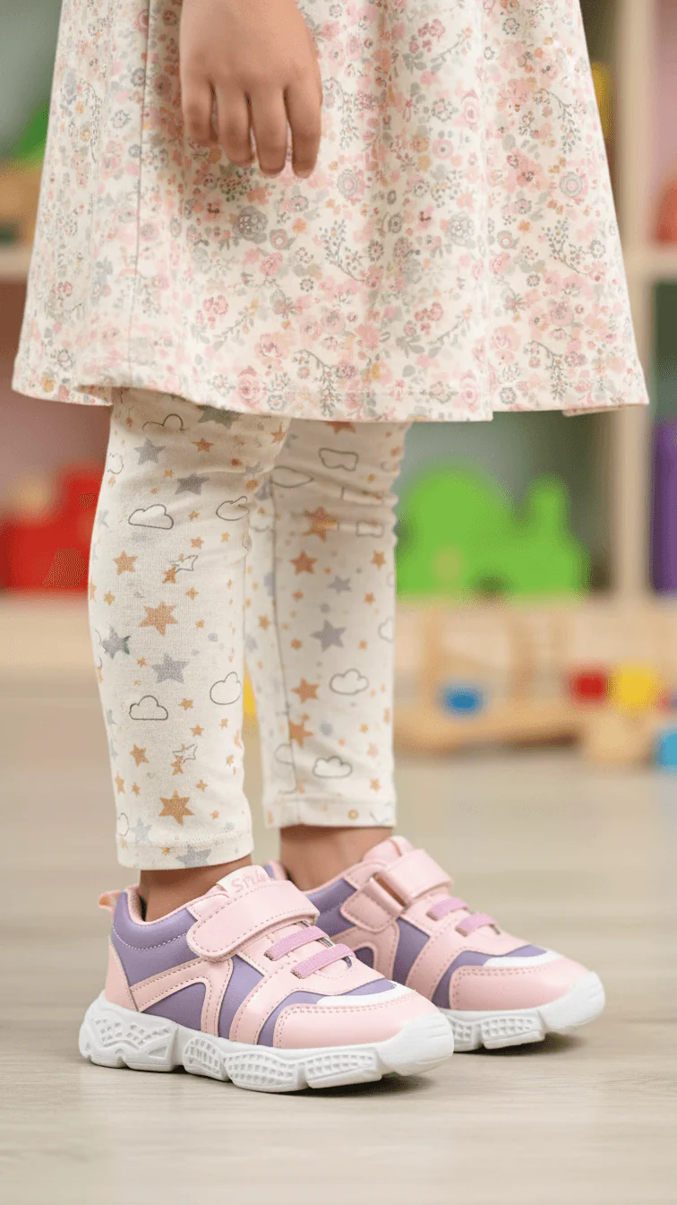 Girls Purple Casual Jogger KD8089