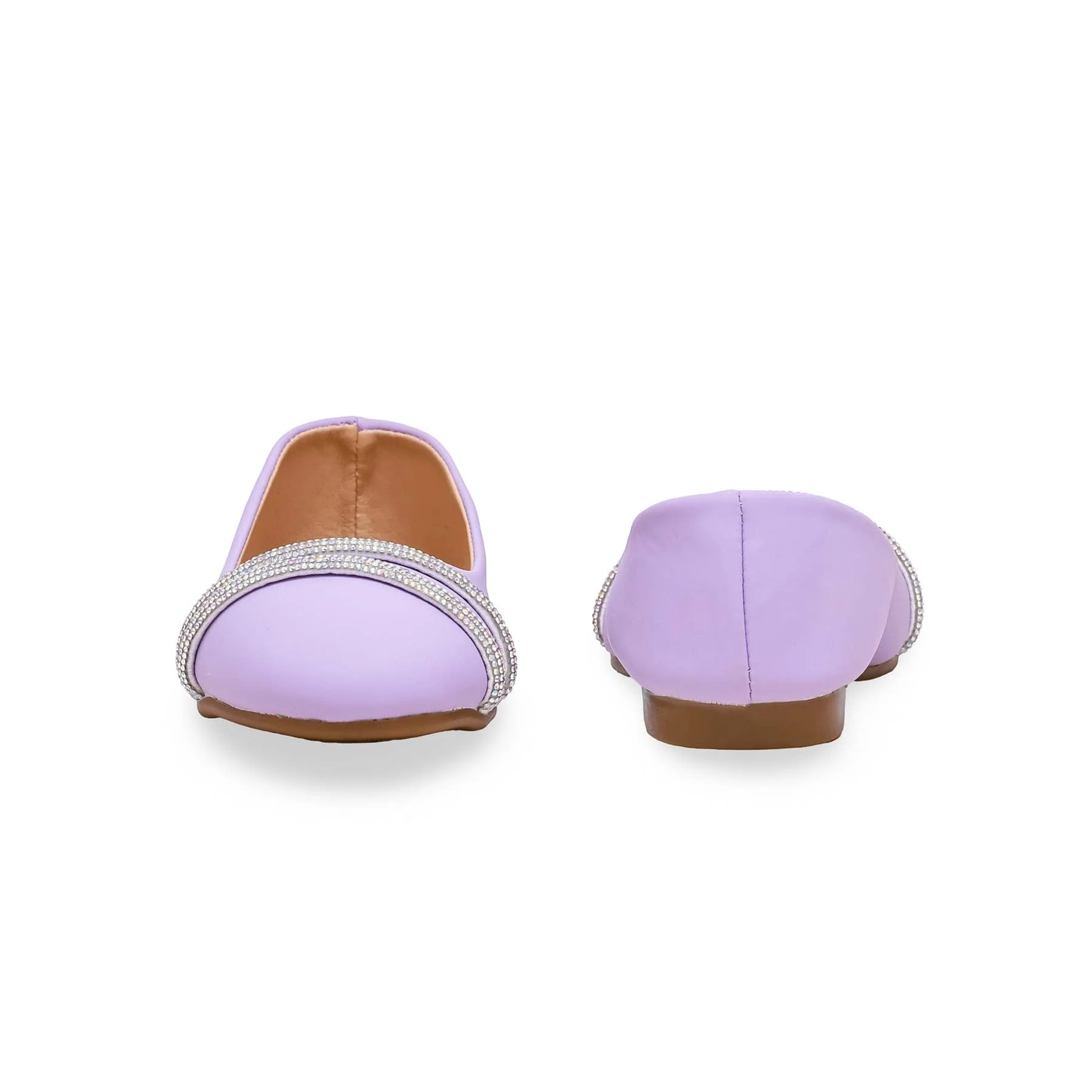 Girls Purple Formal Pumps KD0965 - Image 4