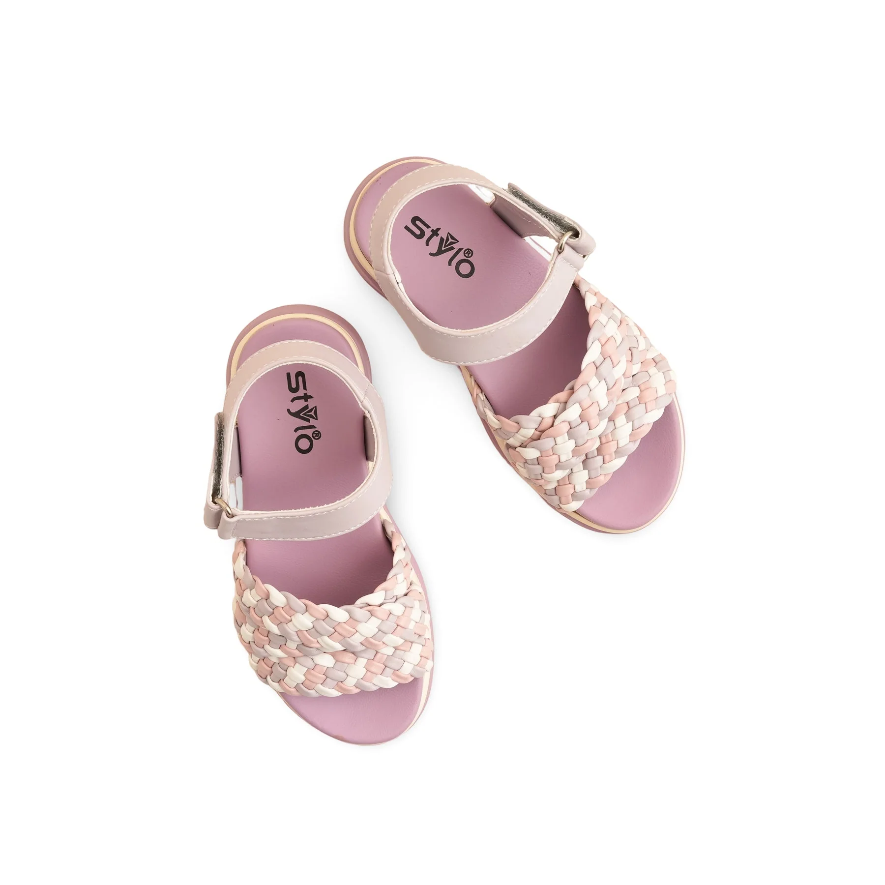 Girls Purple Formal Sandal KD5694 - Image 5