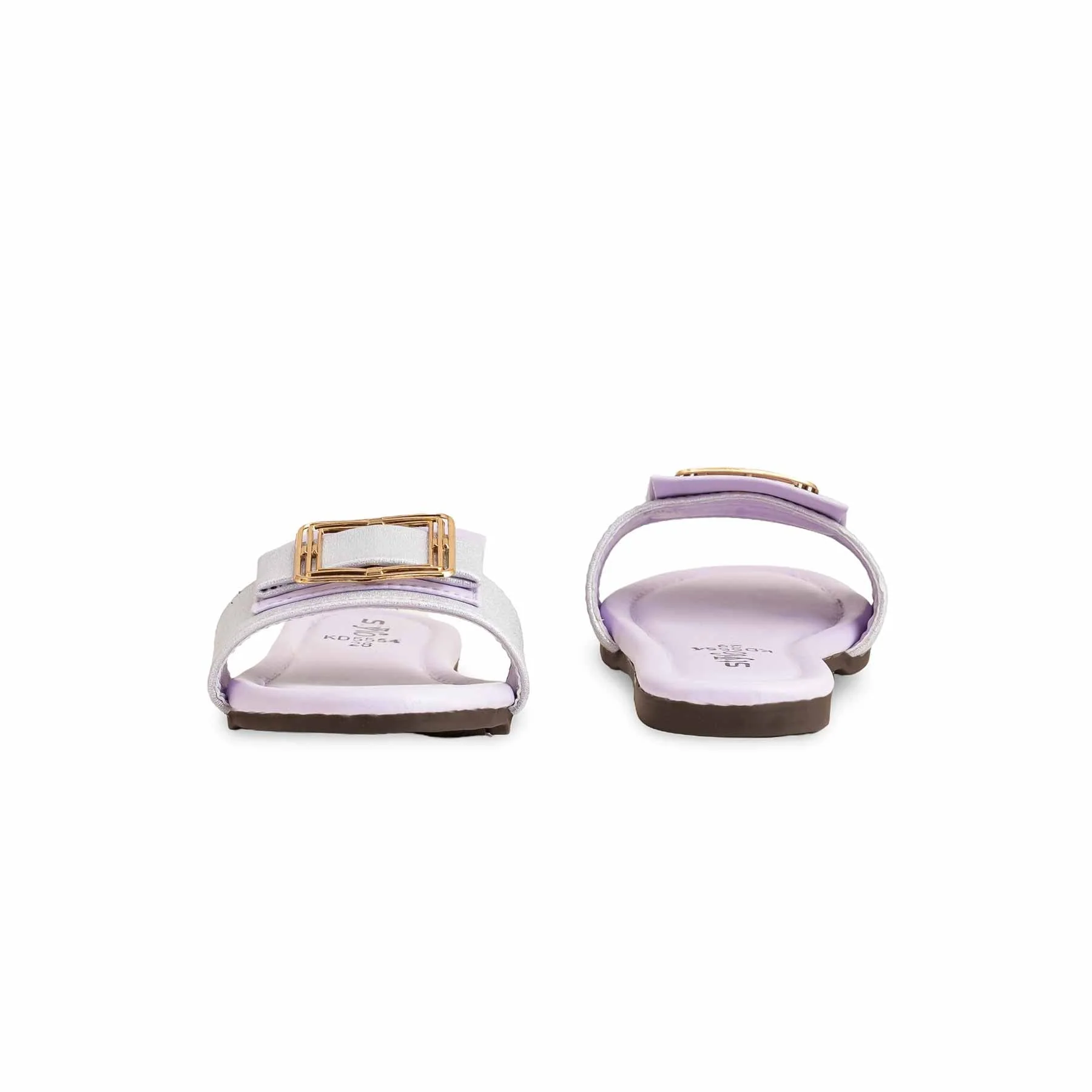 Girls Purple Formal Slipper KD5554 - Image 4