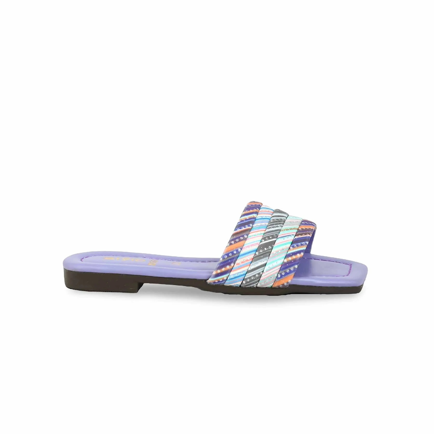 Girls Purple Formal Slipper KD5574 - Image 2