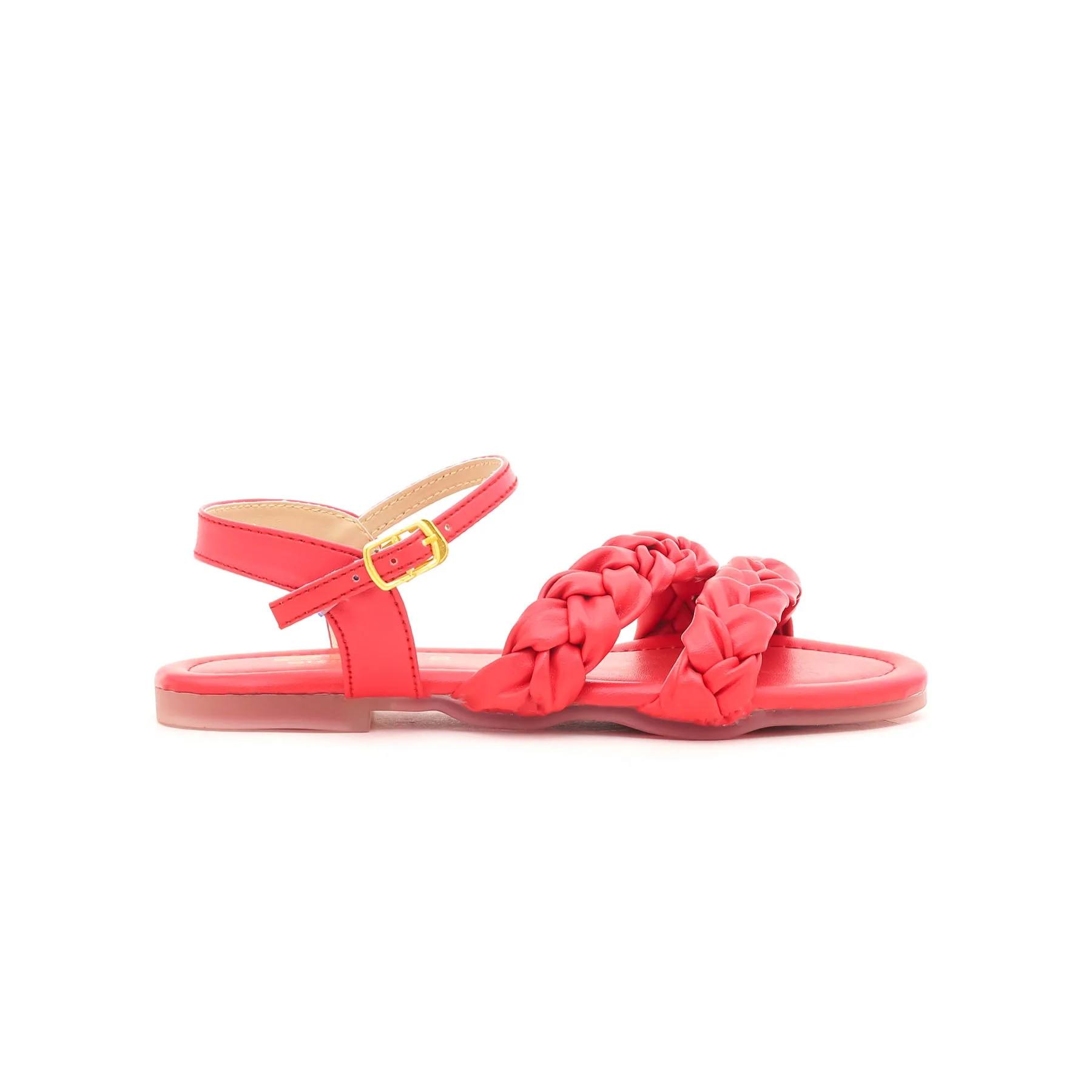 Girls Red Casual Sandal KD7510 - Image 2