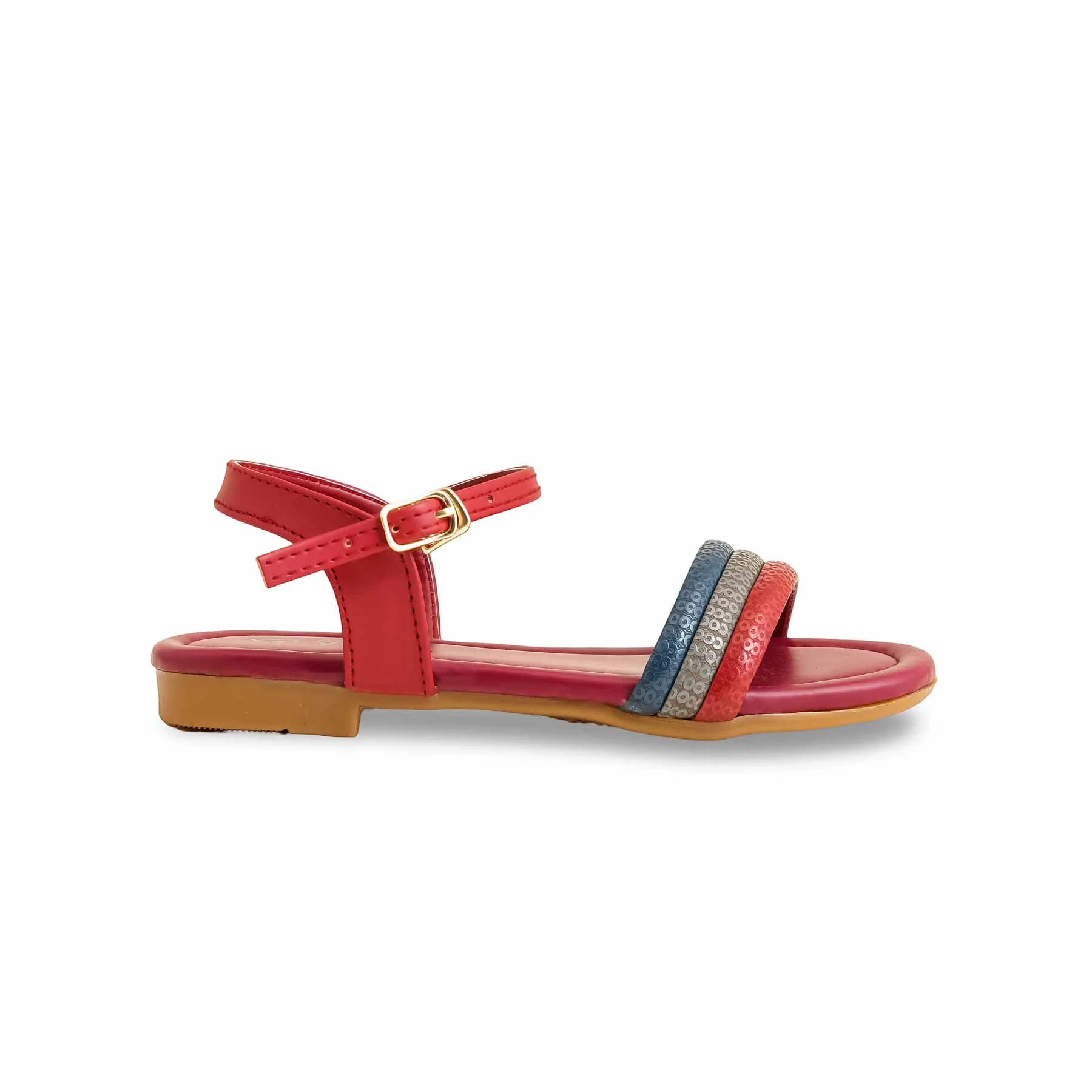 Girls Red Casual Sandal KD9850 - Image 2