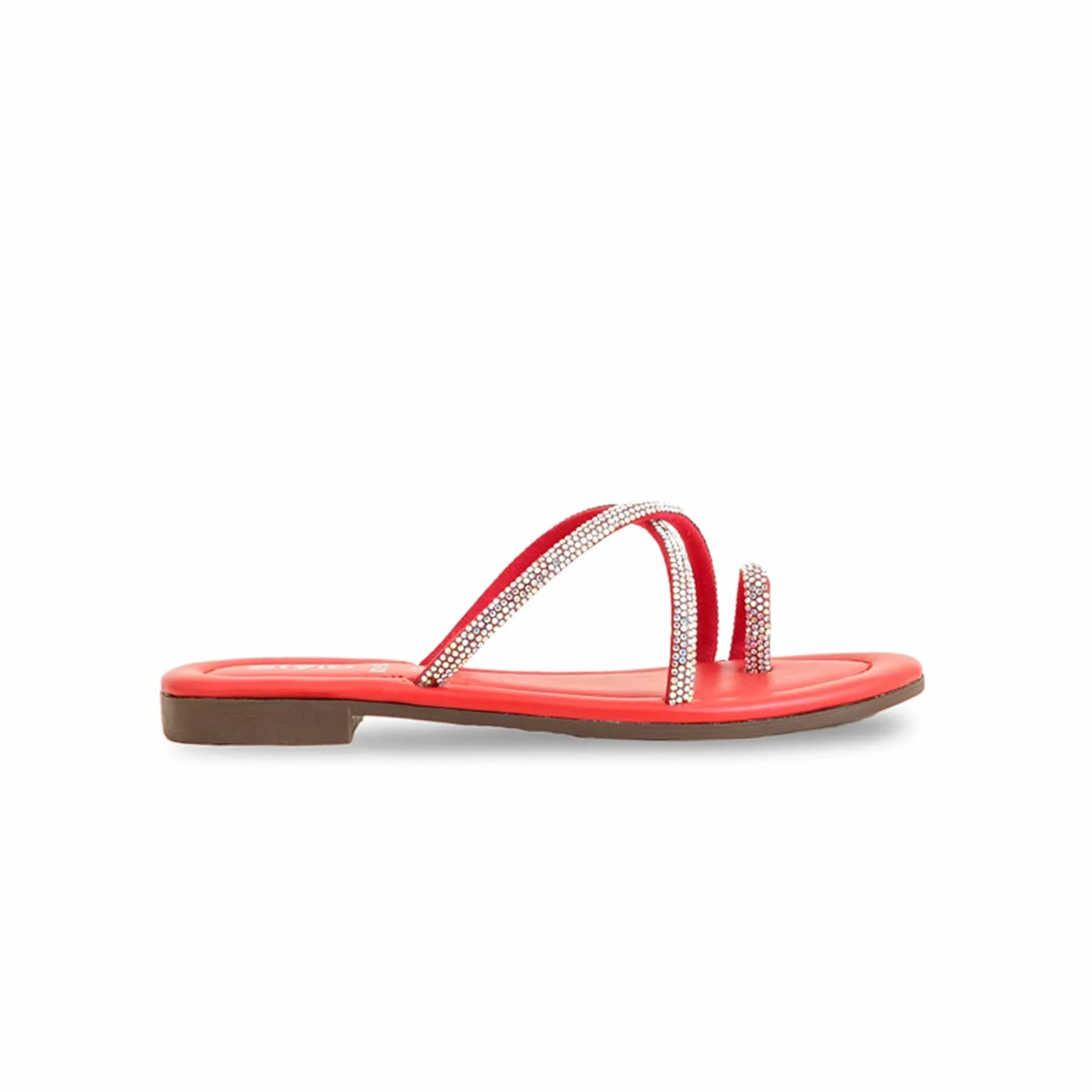 Girls Red Casual Slipper KD5528 - Image 2