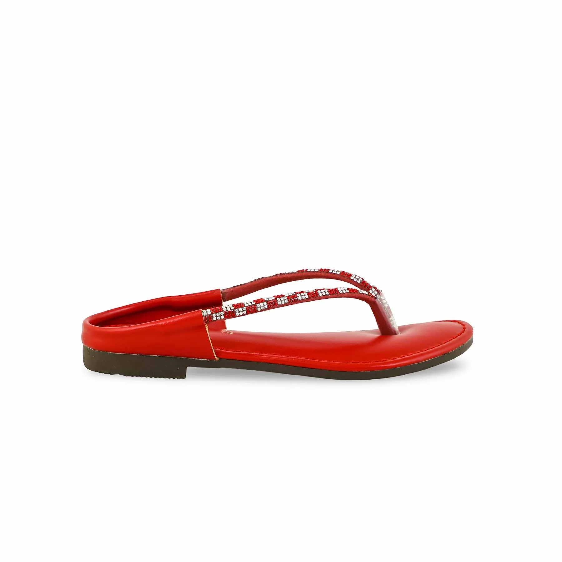Girls Red Casual Slipper KD5540 - Image 2