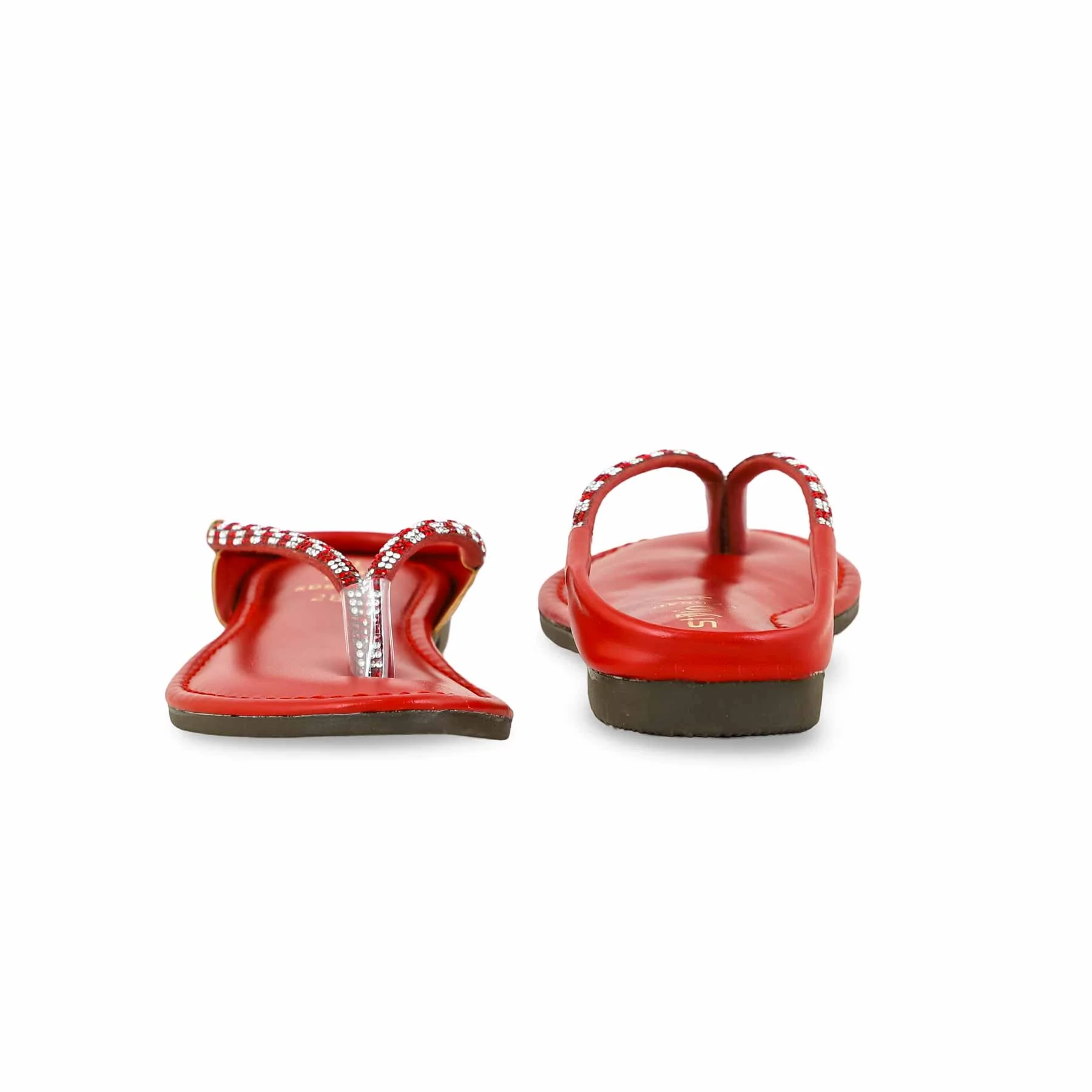 Girls Red Casual Slipper KD5540 - Image 4