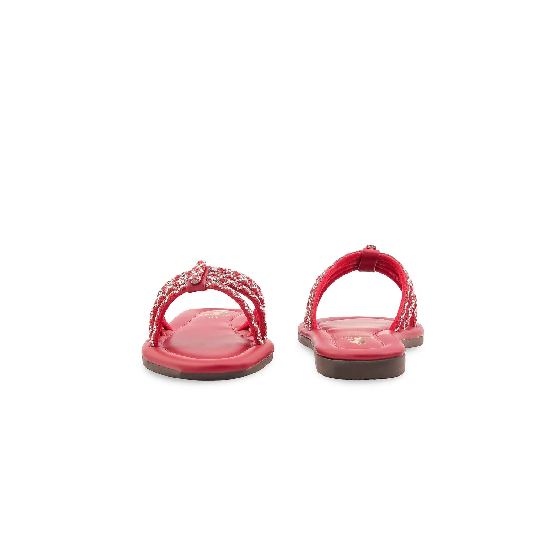 Girls Red Fancy Slipper KD5946 - Image 5