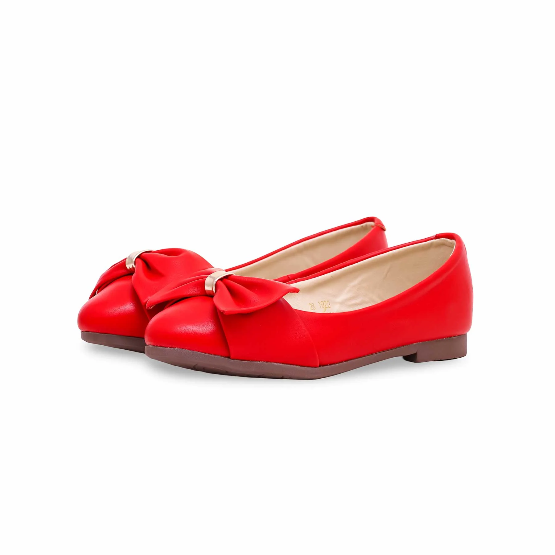 Girls Red Formal Pumps KD2310 - Image 2