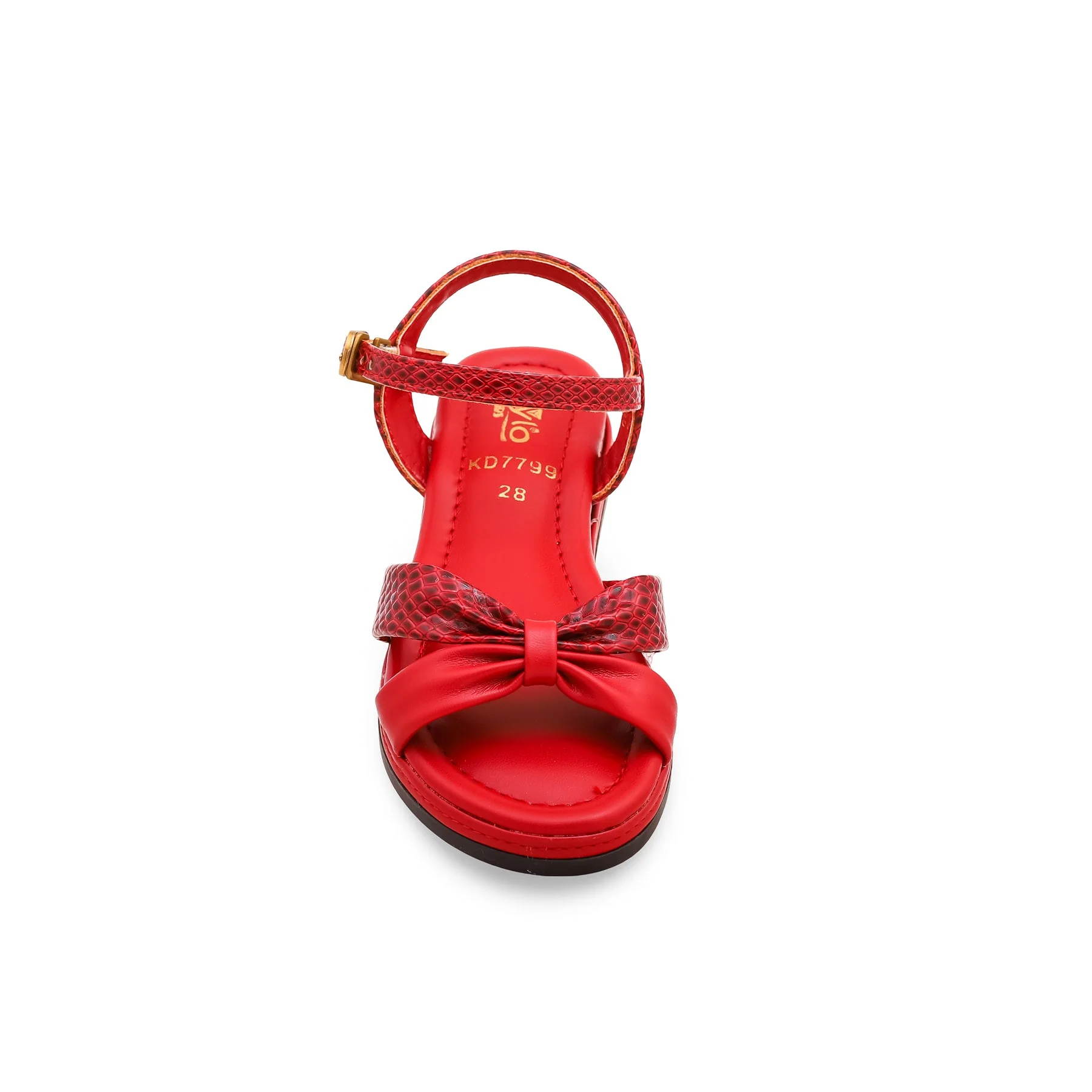 Girls Red Formal Sandal KD7799 - Image 3
