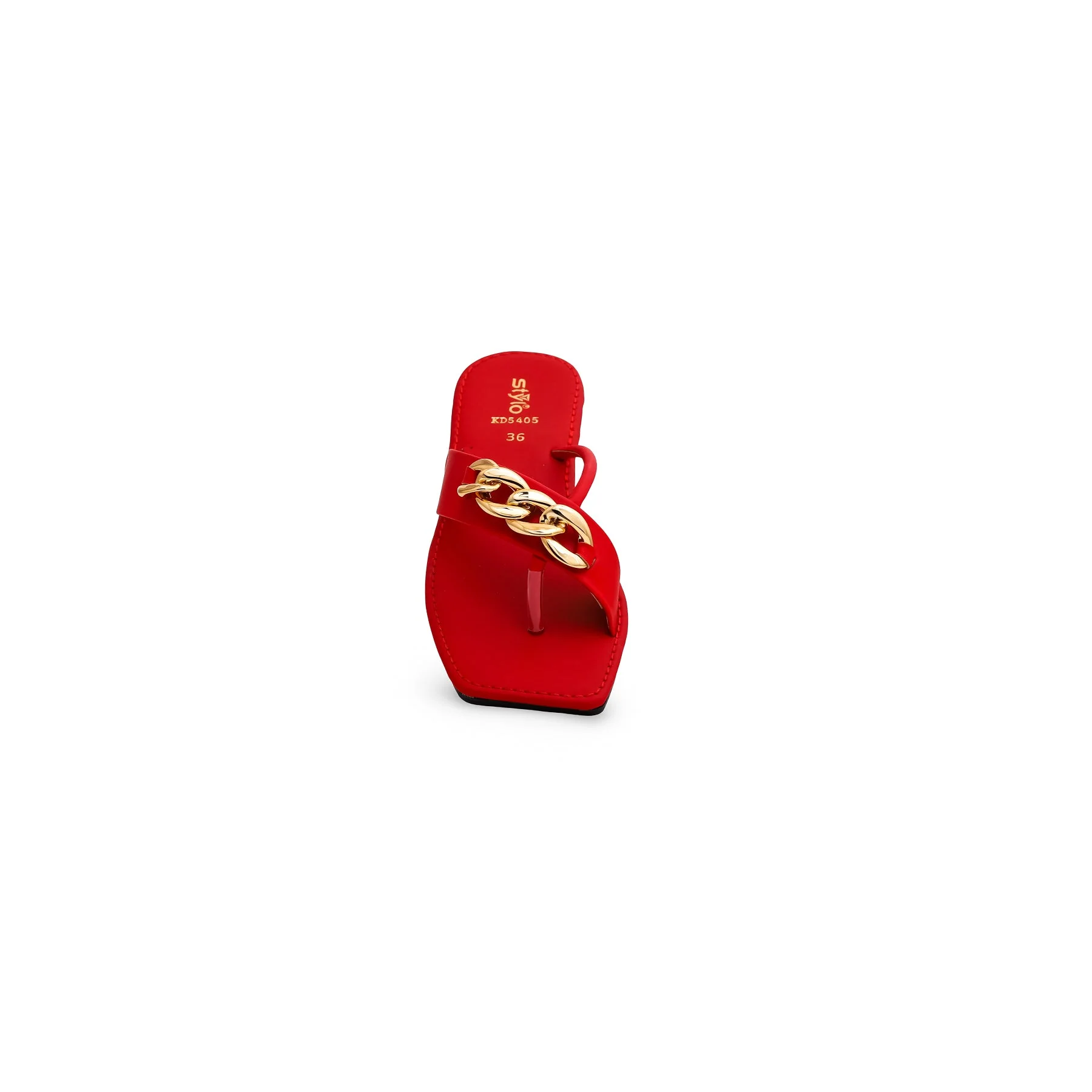 Girls Red Formal Slipper KD5405 - Image 3