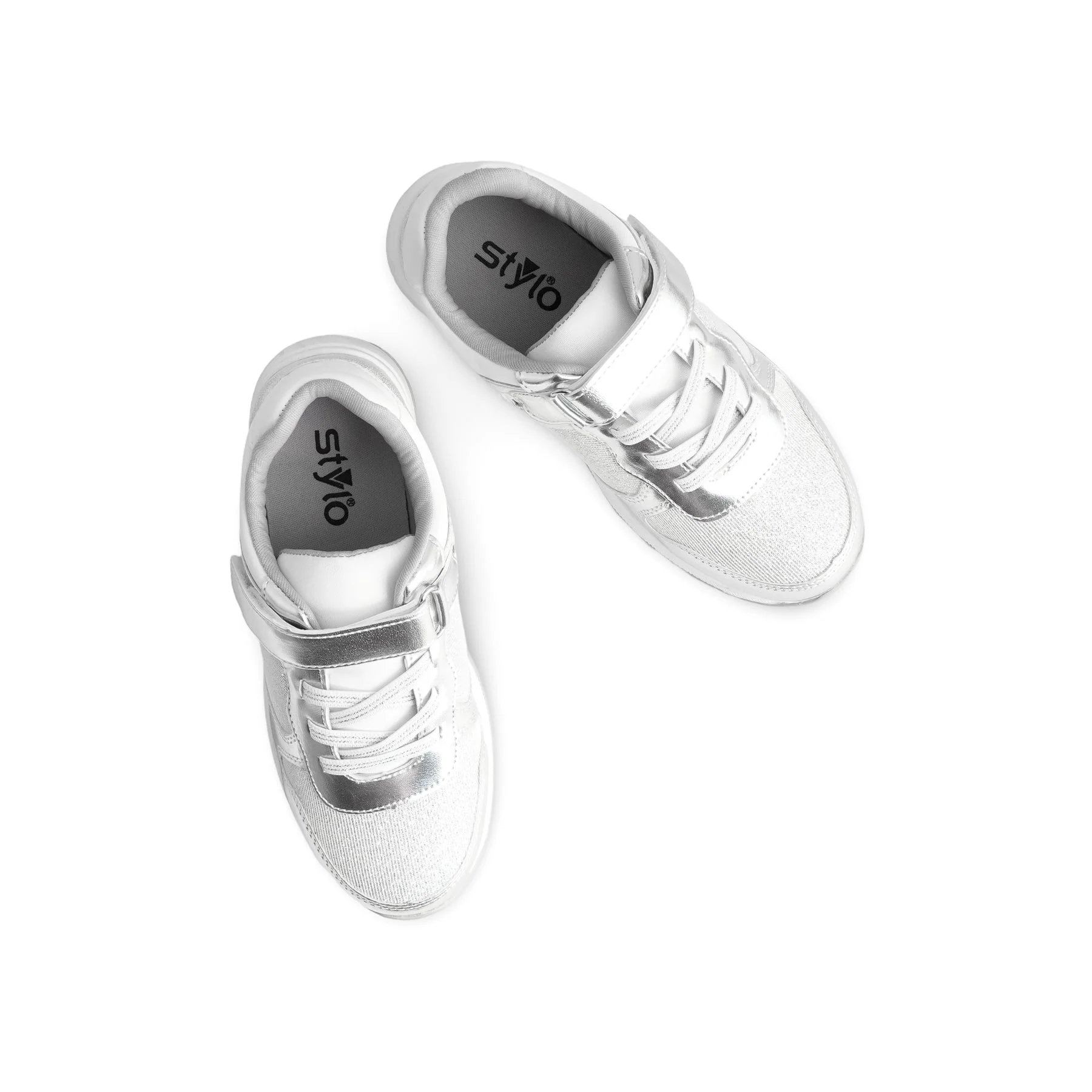 Girls Silver Casual Jogger KD1889 - Image 5