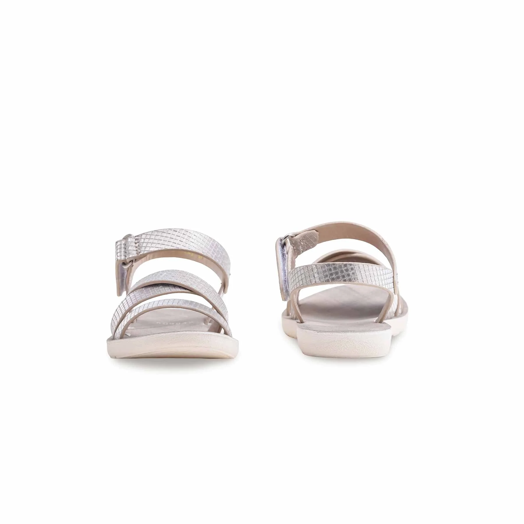 Girls Silver Casual Sandal KD9842 - Image 4