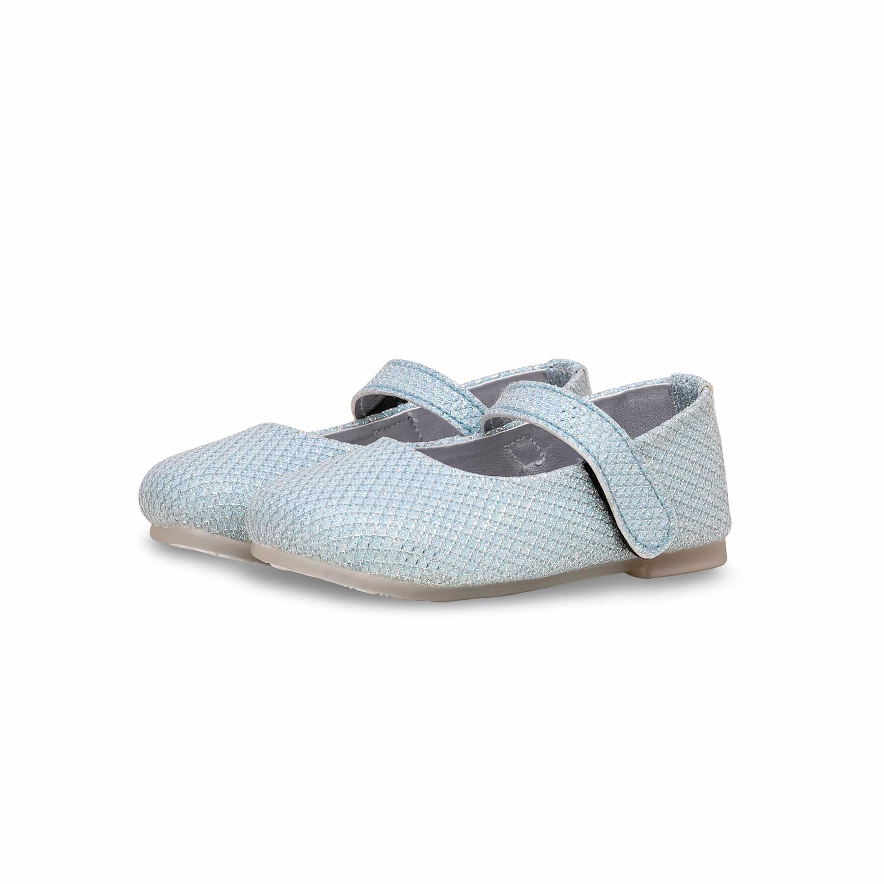 Girls Silver Fancy Pumps KD0936 - Image 3