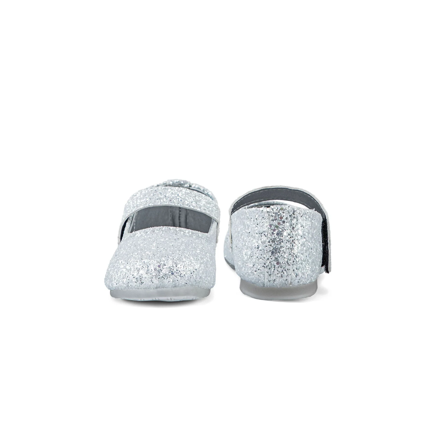 Girls Silver Fancy Pumps KD0938 - Image 4
