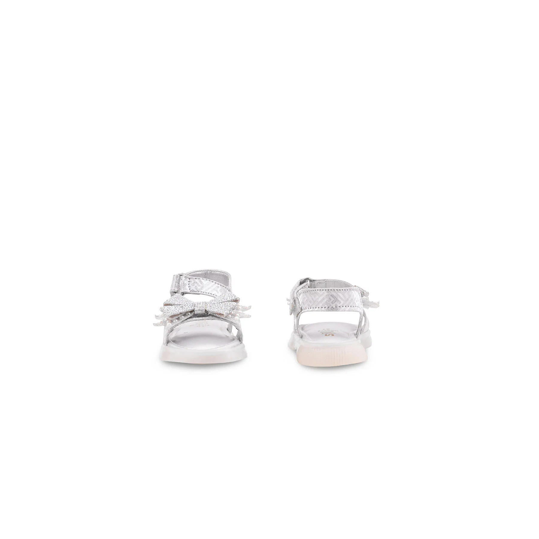 Girls Silver Fancy Sandal KD5817 - Image 4