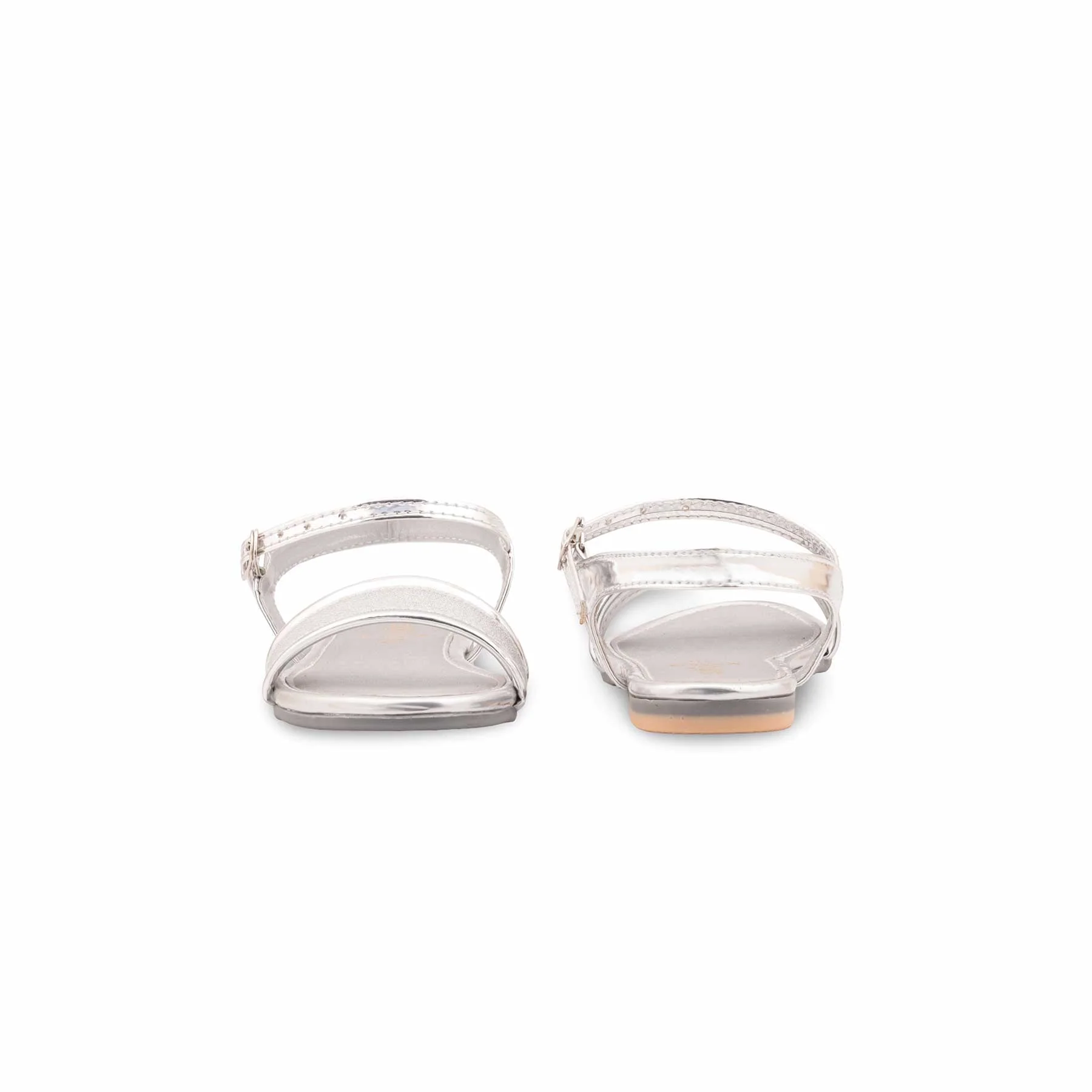 Girls Silver Fancy Sandal KD5879 - Image 4