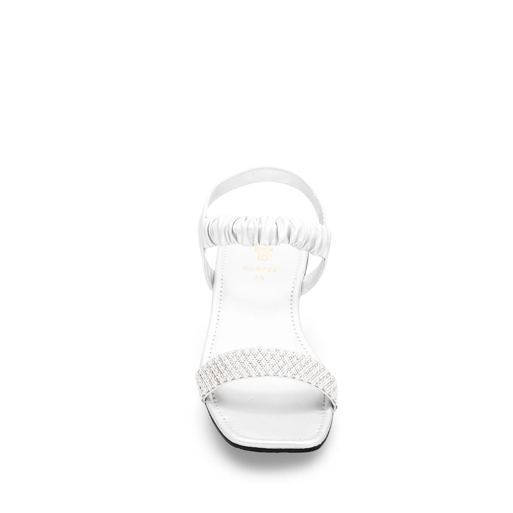 Girls Silver Fancy Sandal KD9752 - Image 3