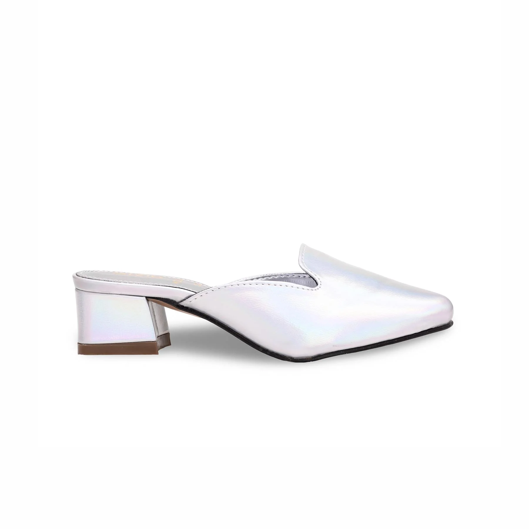 Girls Silver Formal Pumps KD2289 - Image 2
