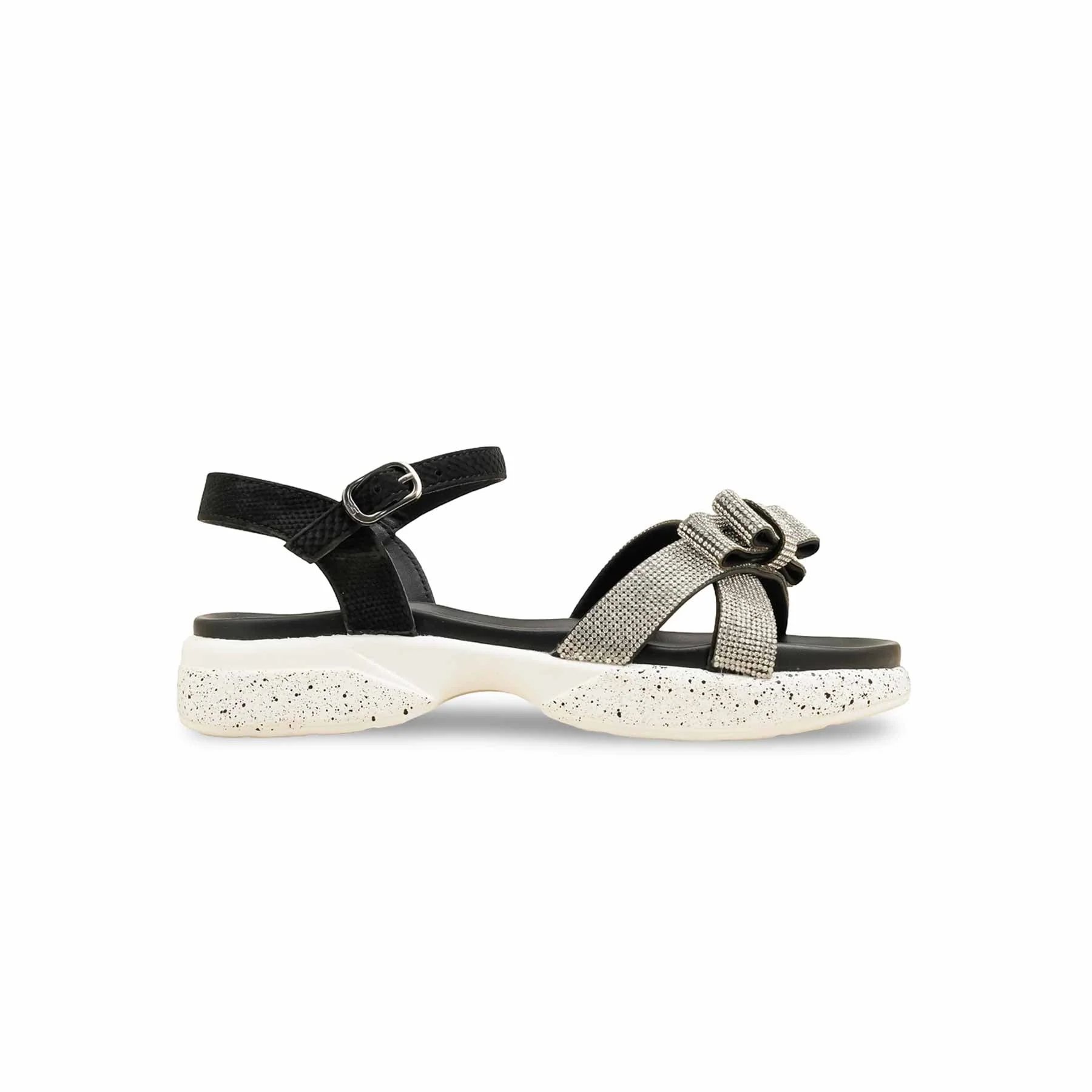 Girls Silver Formal Sandal KD5699 - Image 2