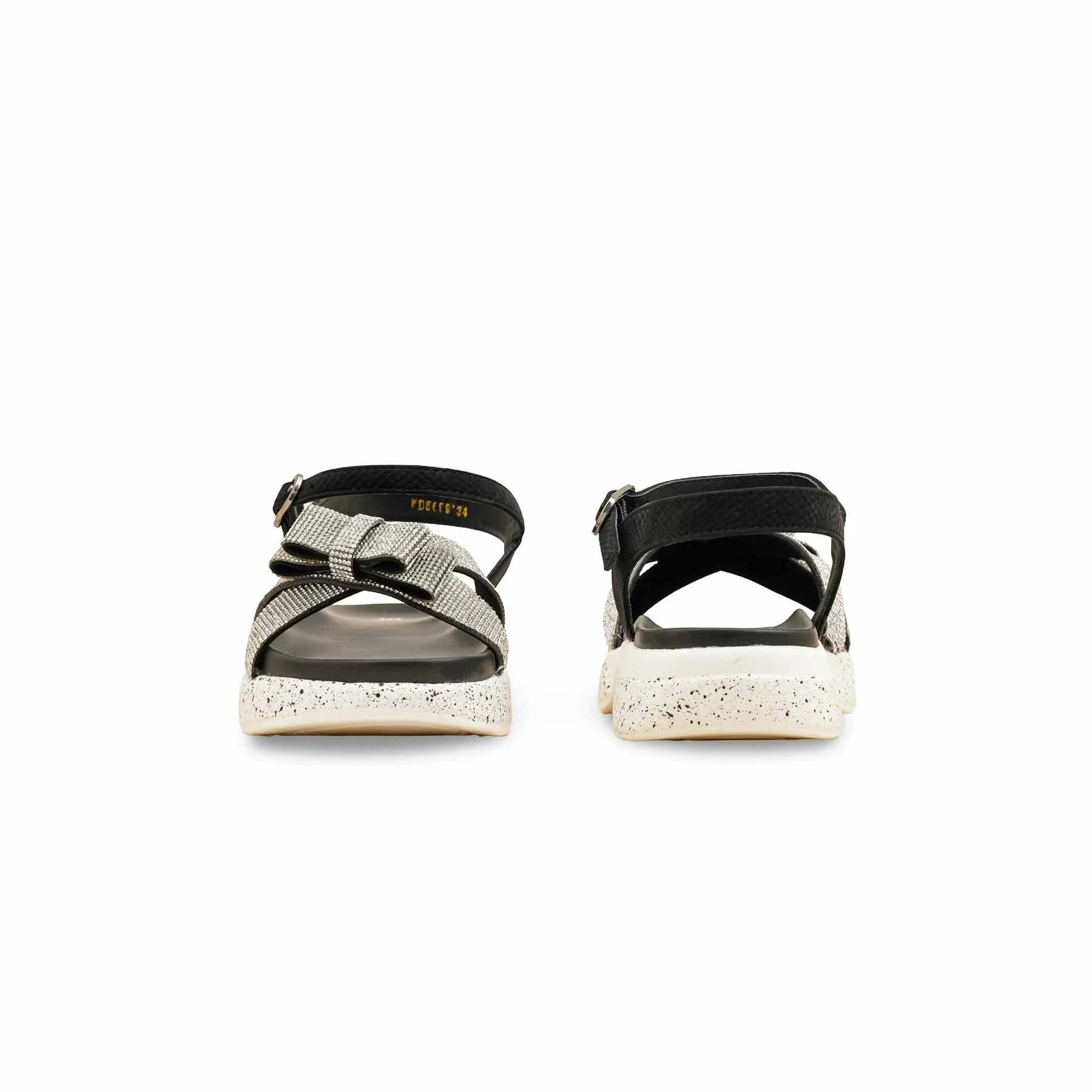 Girls Silver Formal Sandal KD5699 - Image 4