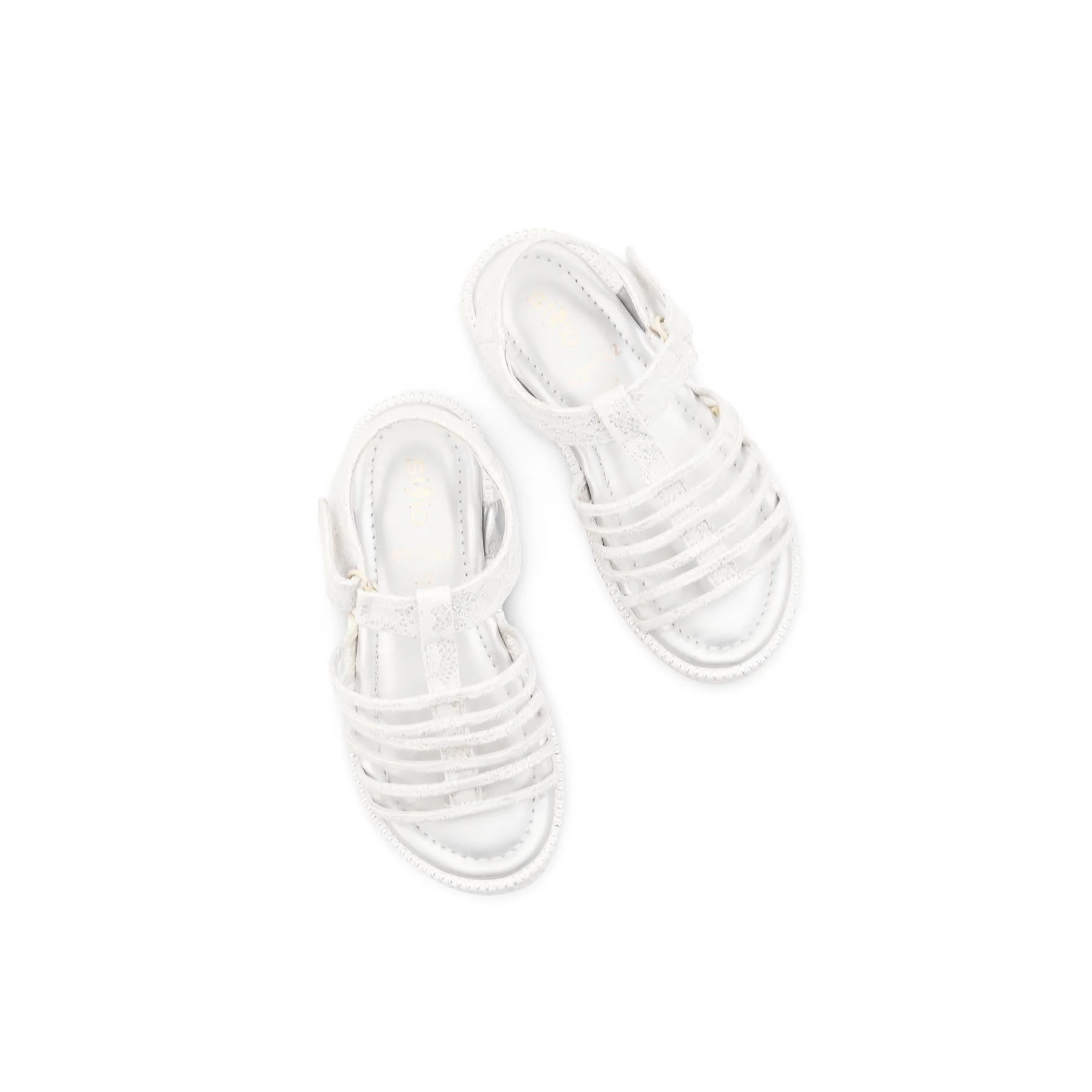 Girls Silver Formal Sandal KD5762 - Image 5