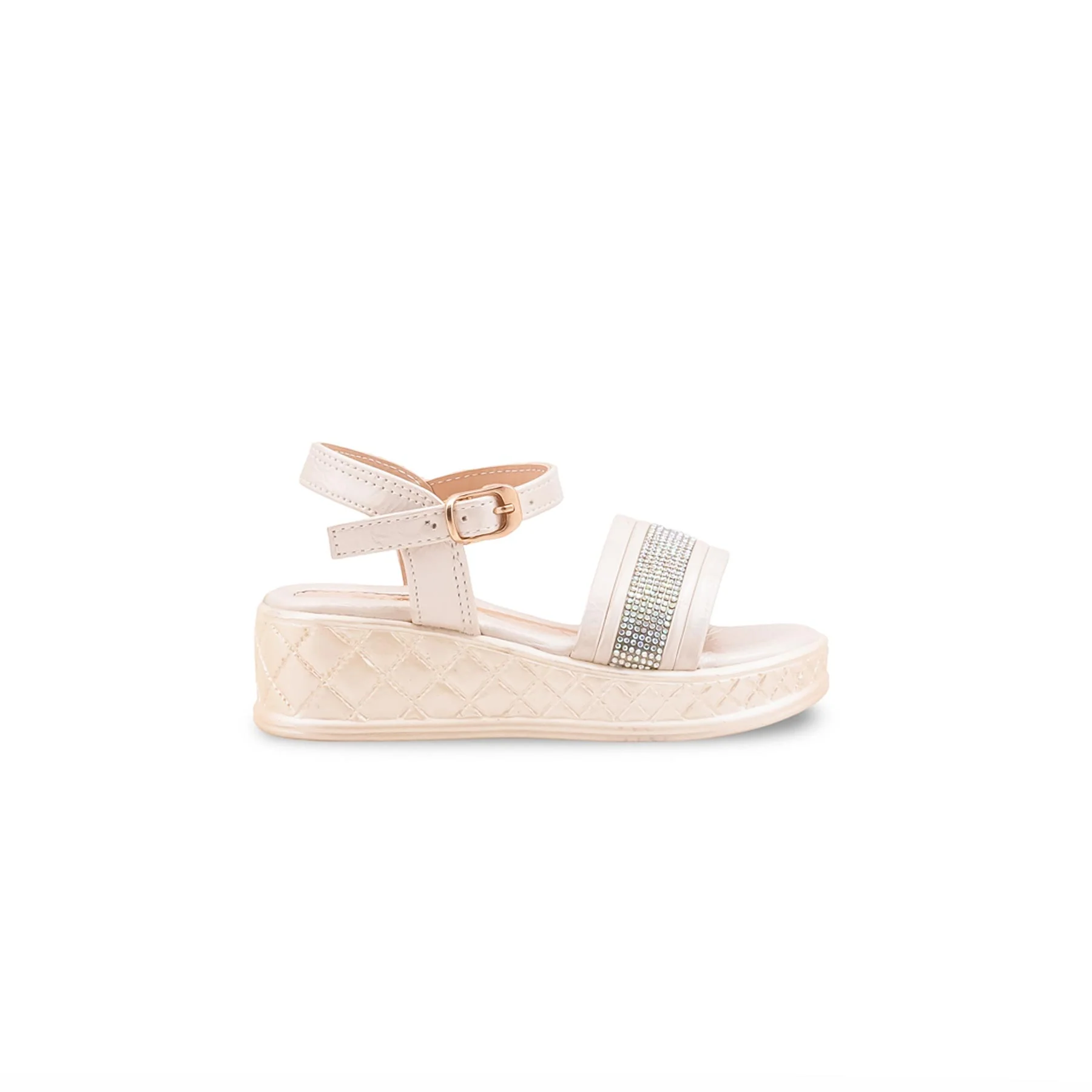 Girls Silver Formal Sandal KD5841 - Image 2