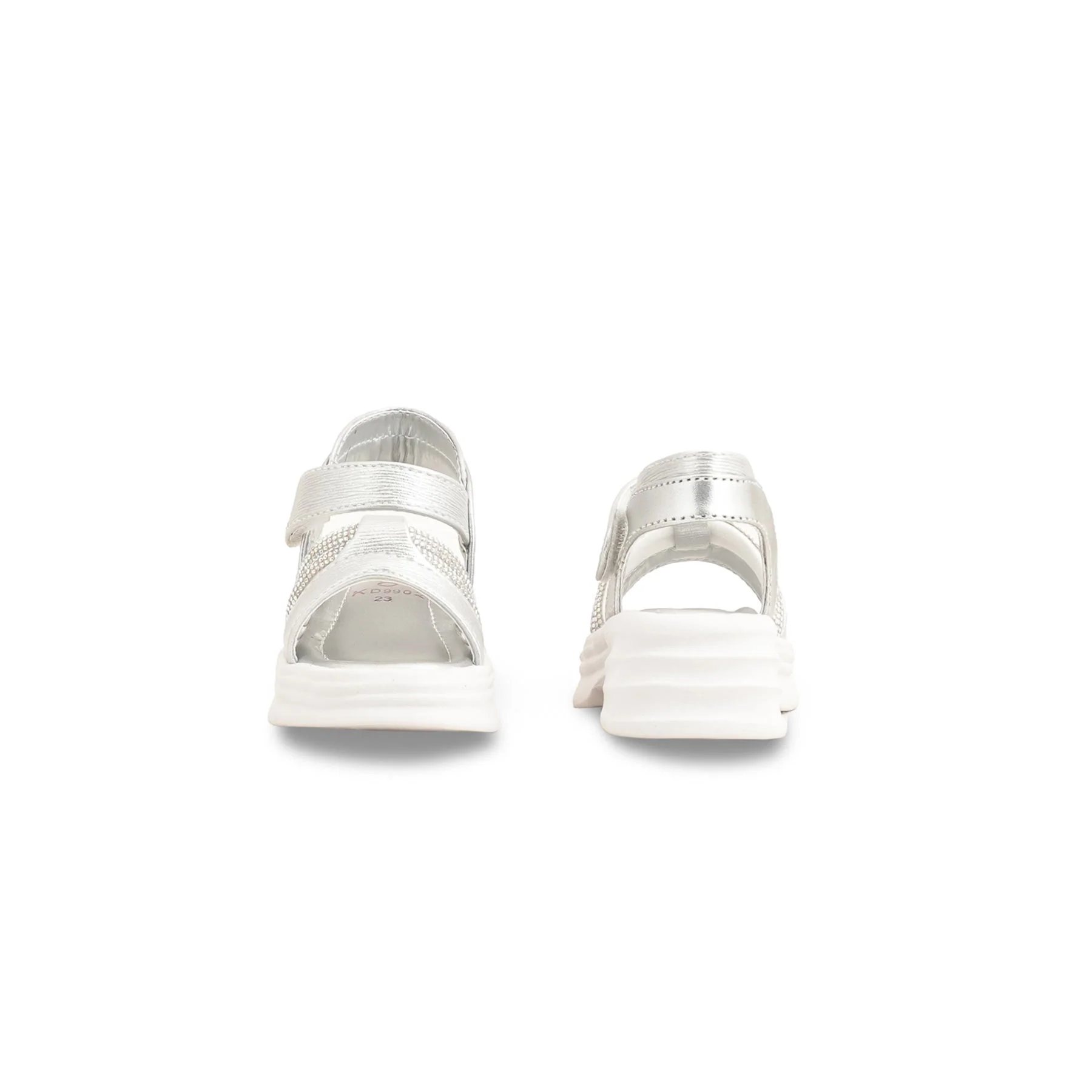 Girls Silver Formal Sandal KD9902 - Image 4