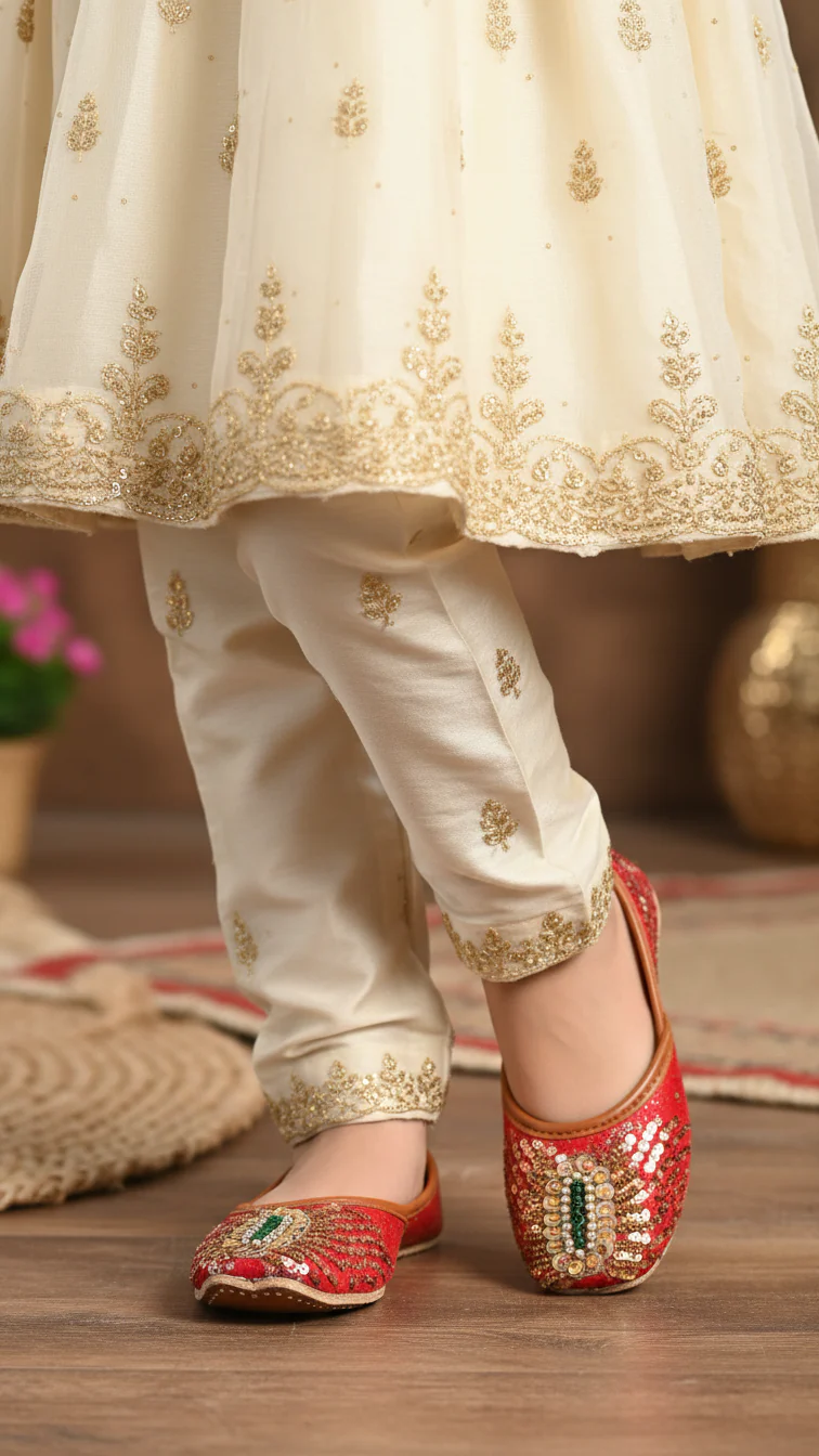 Girls Skpink Fancy Khussa KD2245