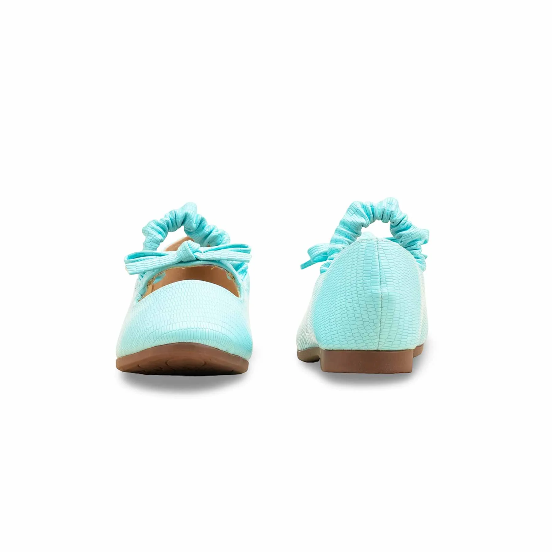 Girls Sky Blue Casual Pumps KD2641 - Image 4