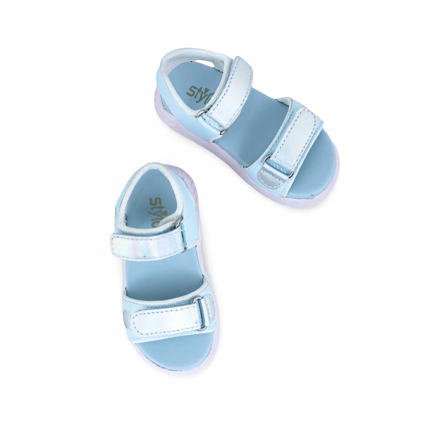 Girls Sky Blue Casual Sandal KD5619 - Image 5