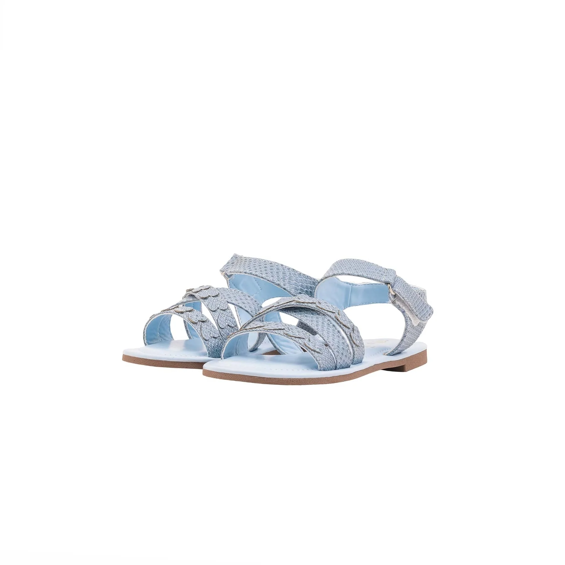 Girls Sky Blue Casual Sandal KD5783 - Image 3