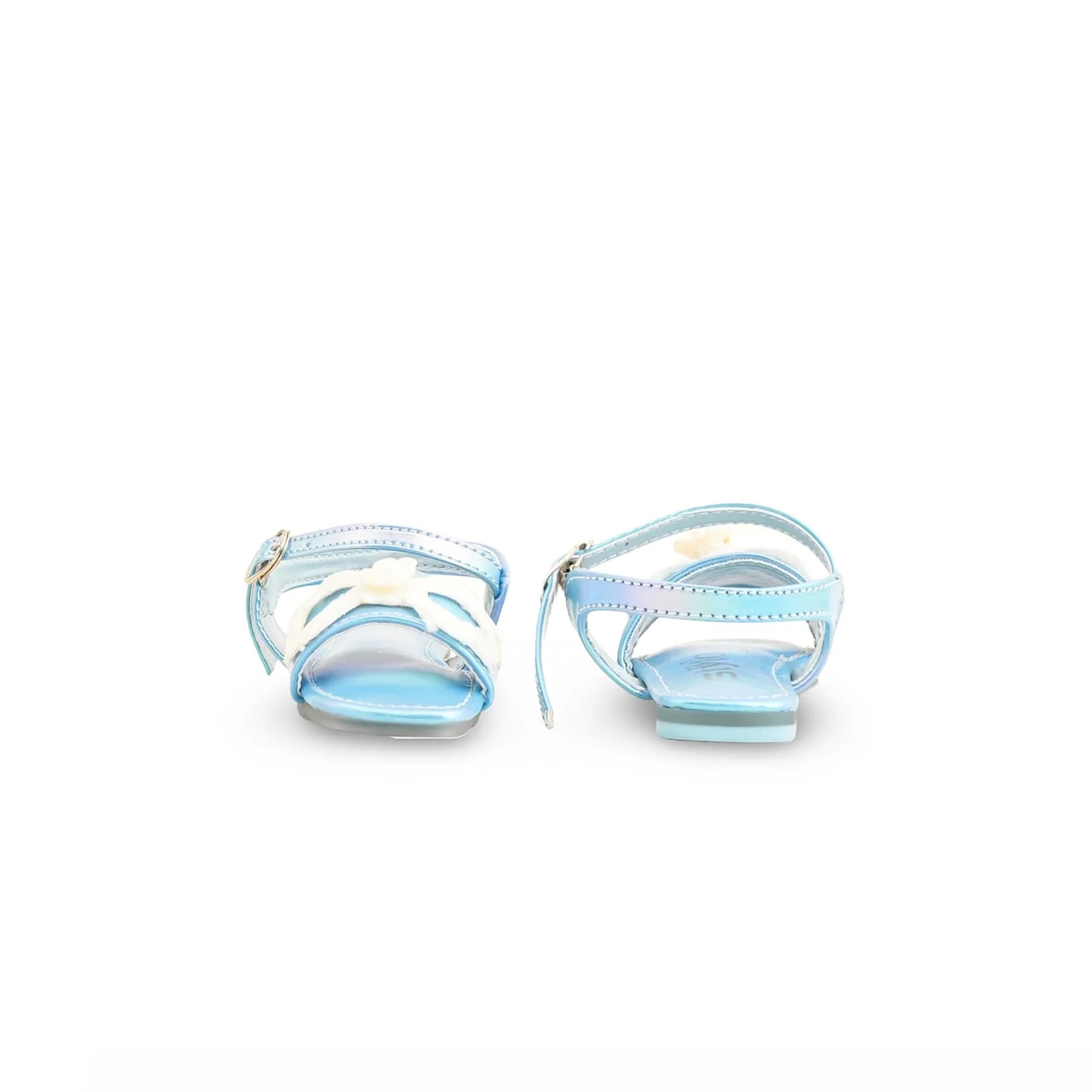 Girls Sky Blue Formal Sandal KD5605 - Image 4