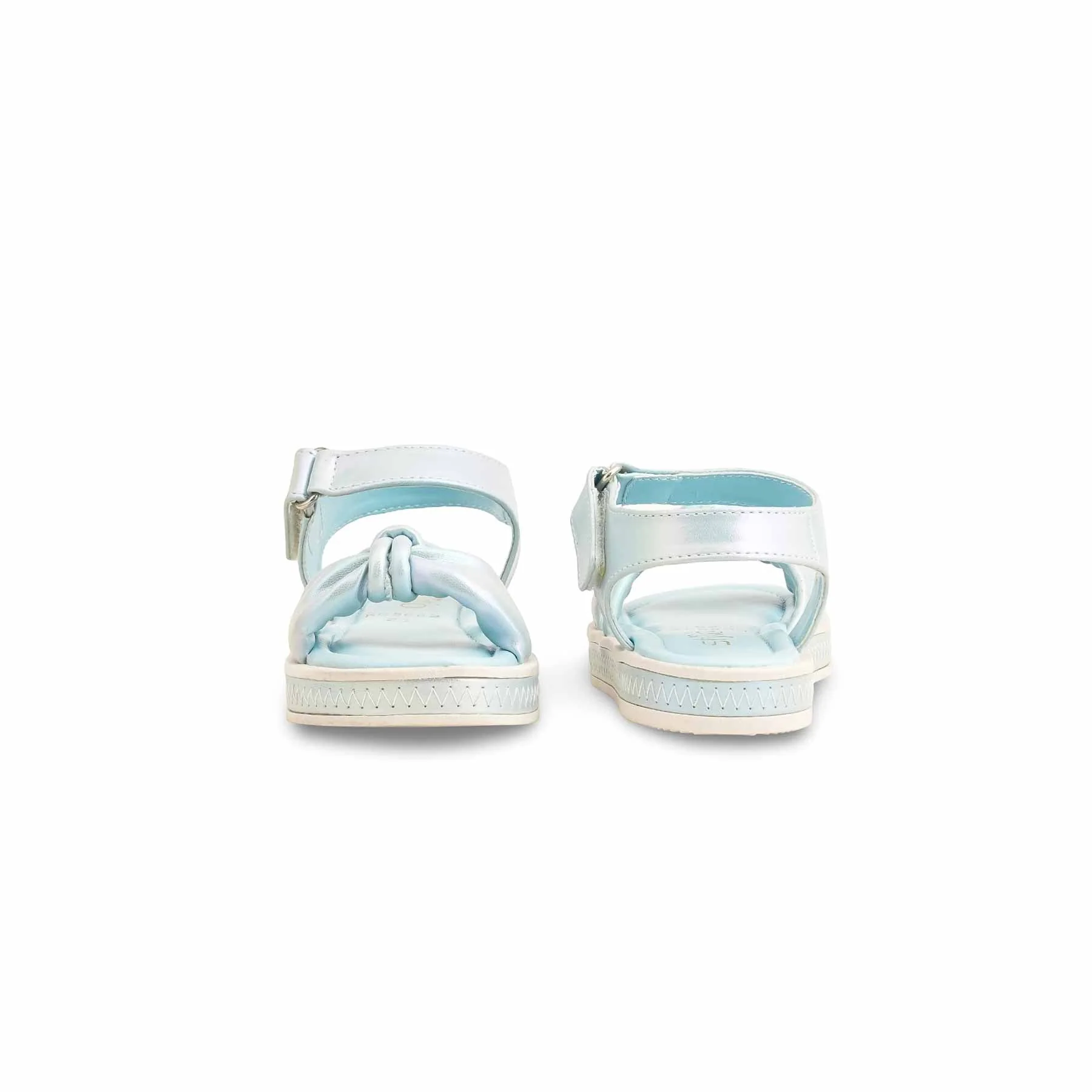 Girls Sky Blue Formal Sandal KD5662 - Image 4