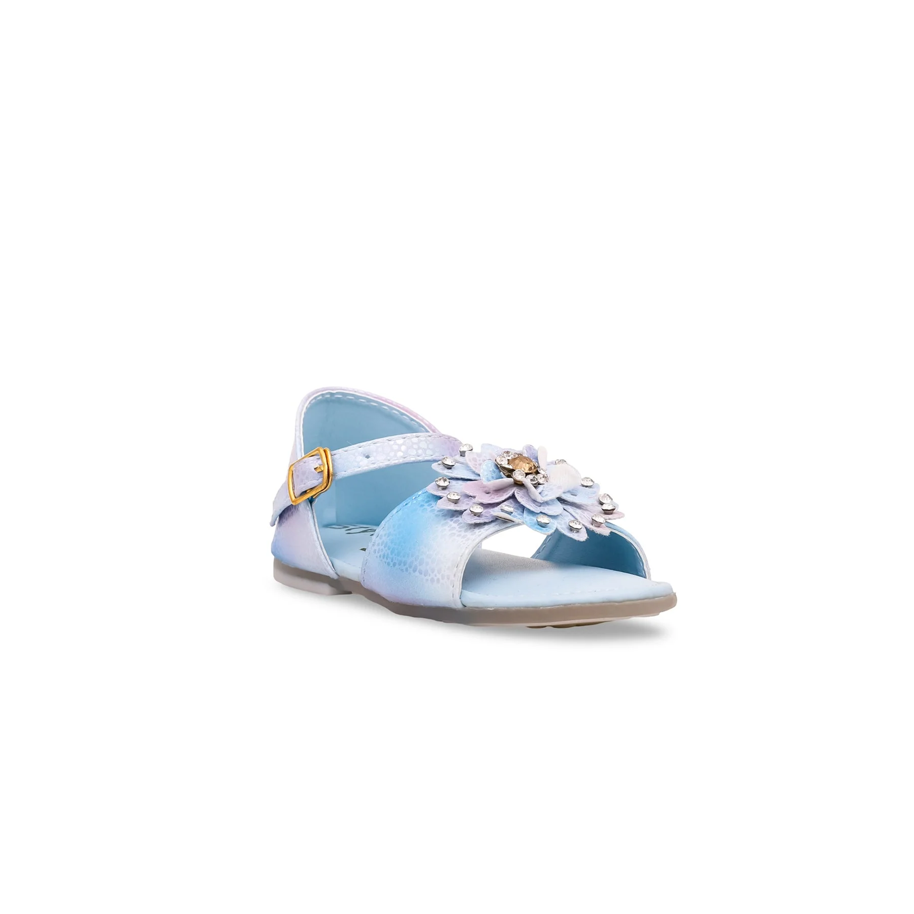 Girls Sky Blue Formal Sandal KD9625 - Image 2