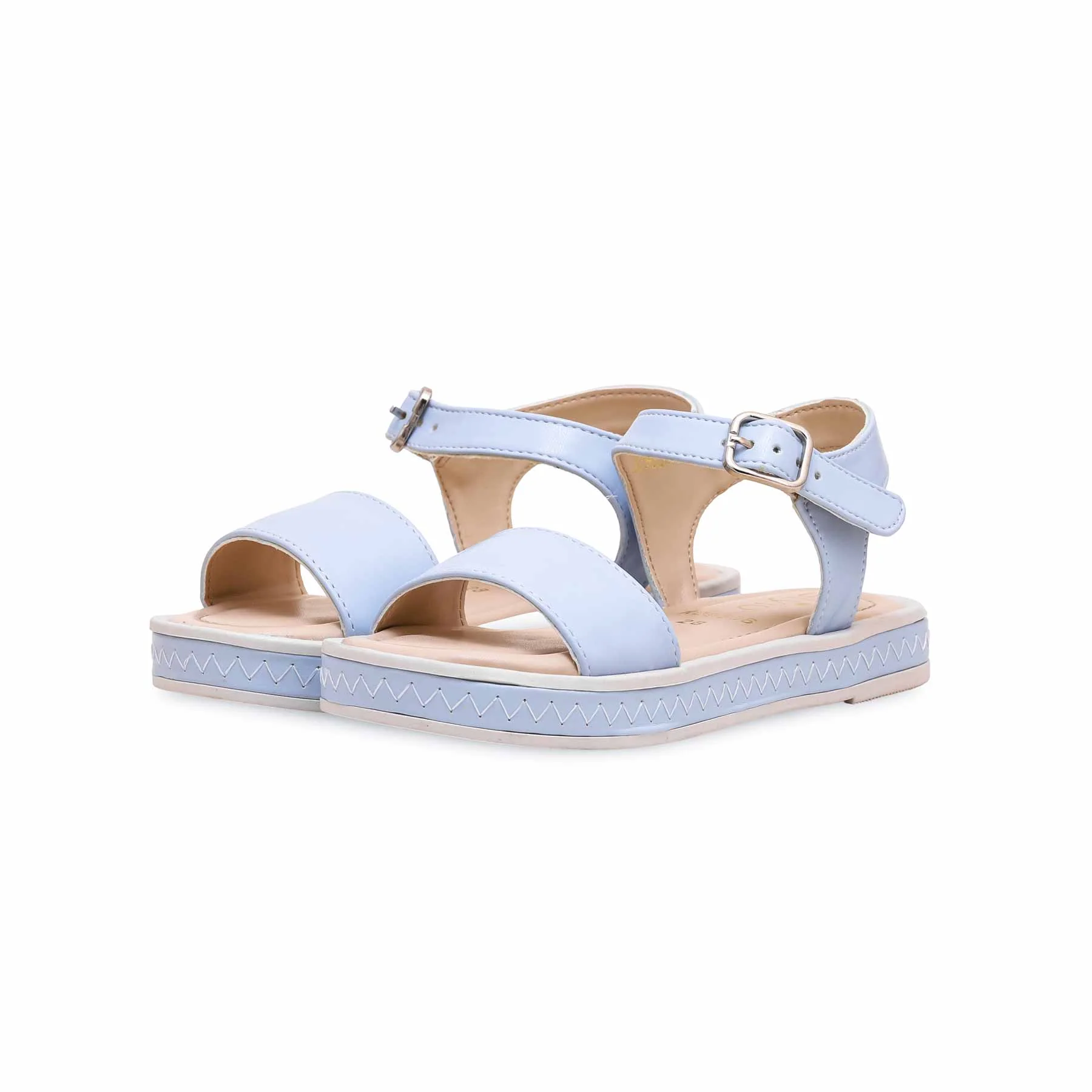 Girls Sky Blue Formal Sandal KD9836 - Image 3