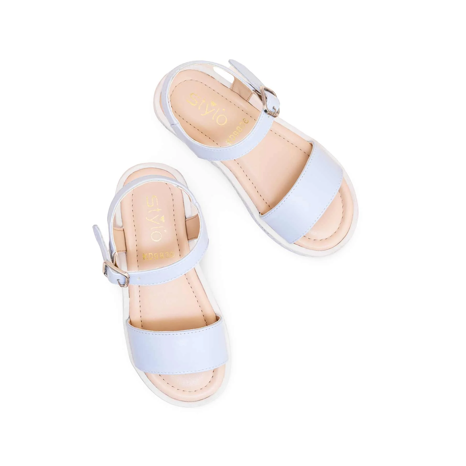 Girls Sky Blue Formal Sandal KD9836 - Image 5