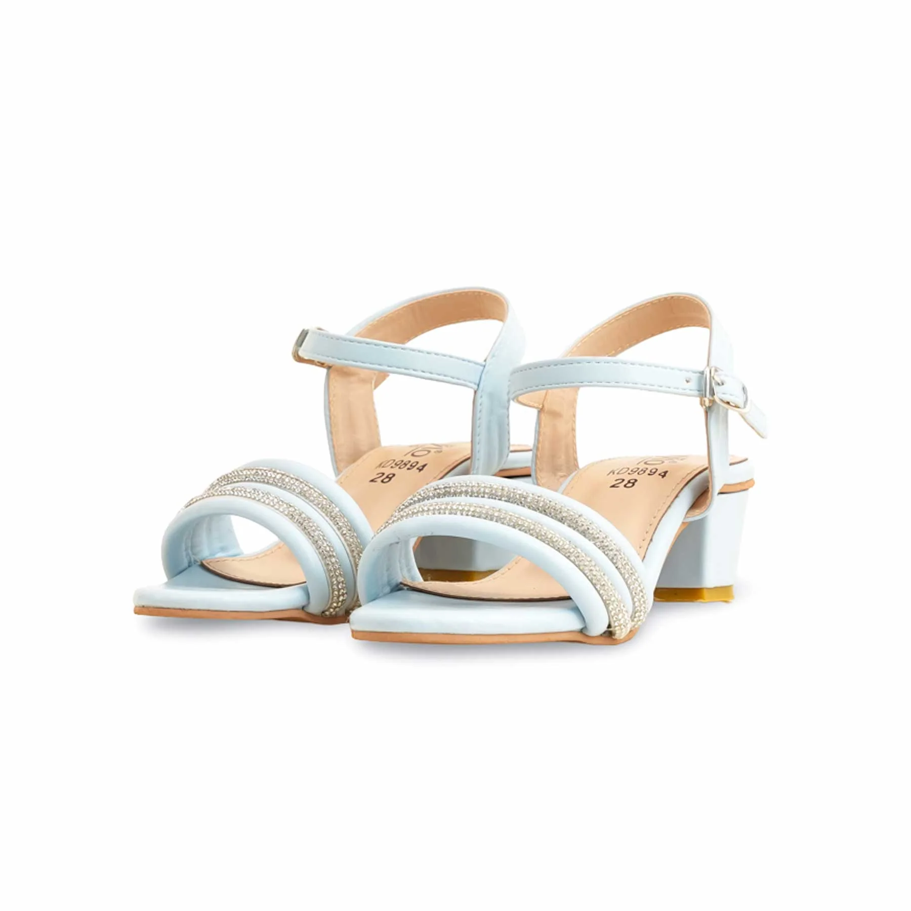 Girls Sky Blue Formal Sandal KD9894 - Image 3