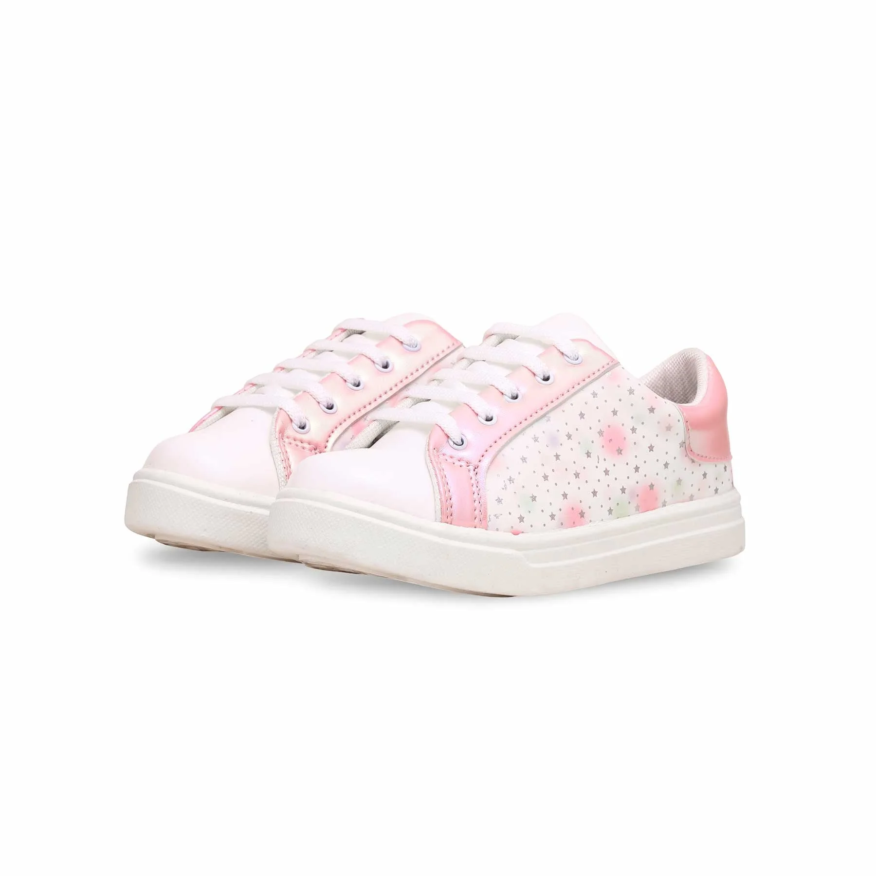 Girls White Casual Jogger KD1722 - Image 3