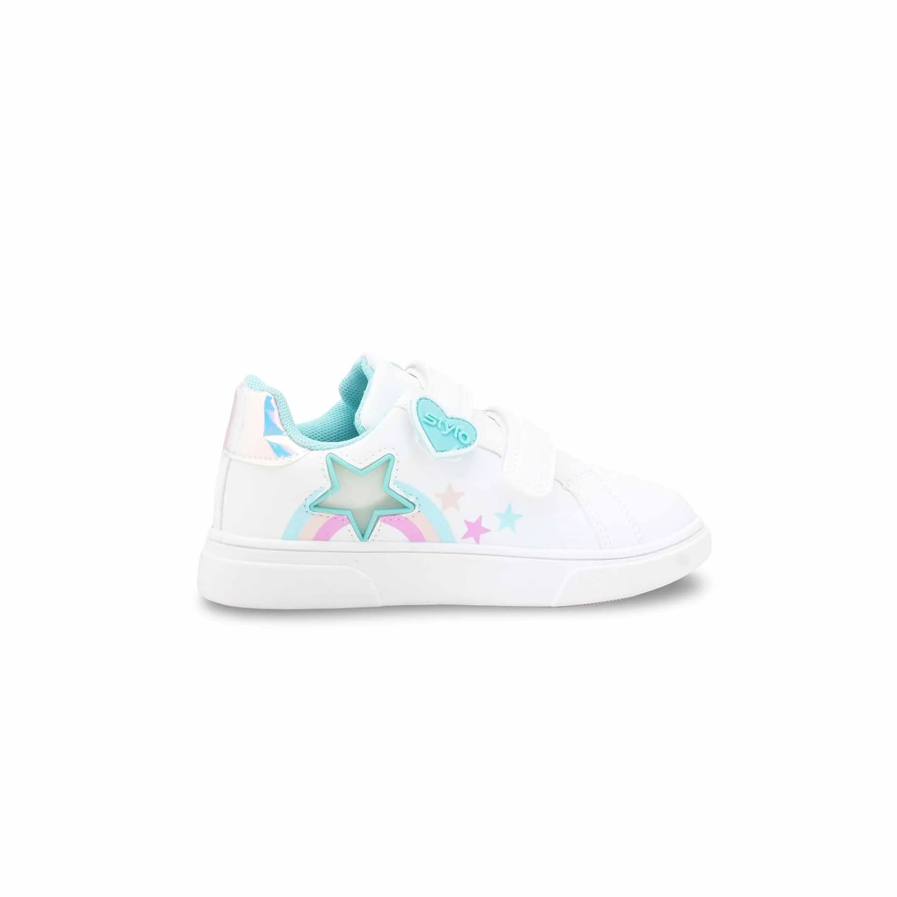 Girls White Casual Jogger KD1932 - Image 2