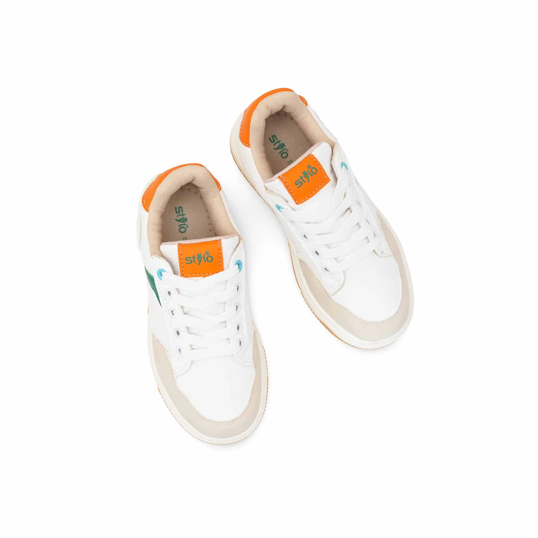 Girls White Casual Jogger KD1936 - Image 5