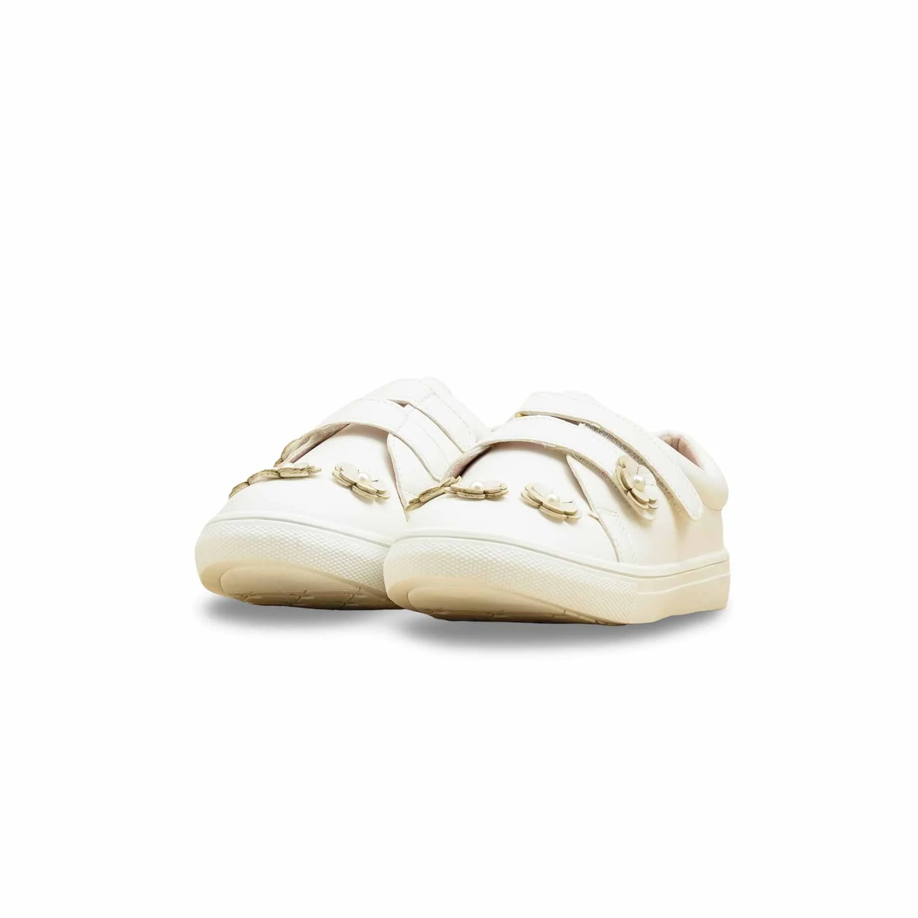 Girls White Casual Jogger KD1951 - Image 3