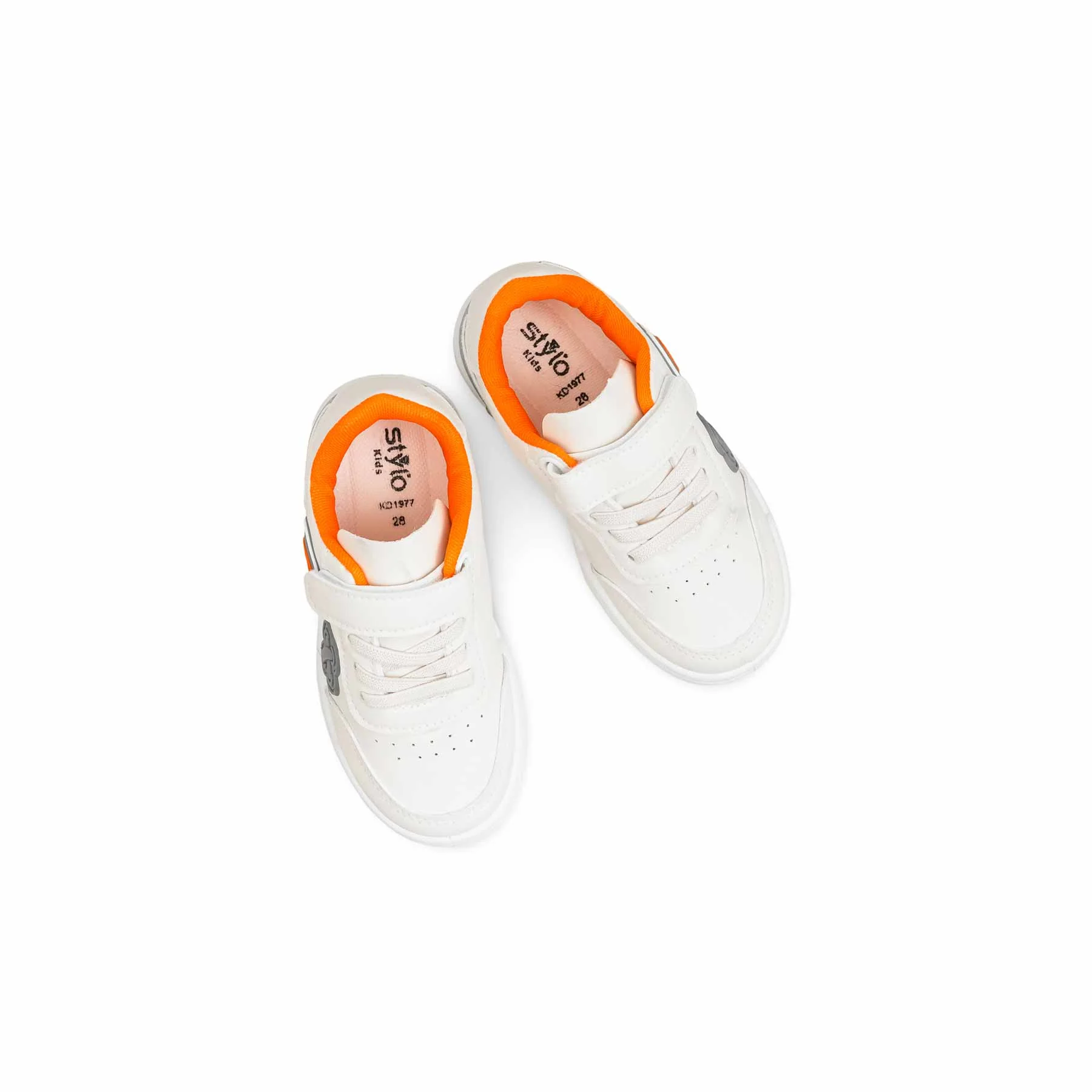 Girls White Casual Jogger KD1977 - Image 5