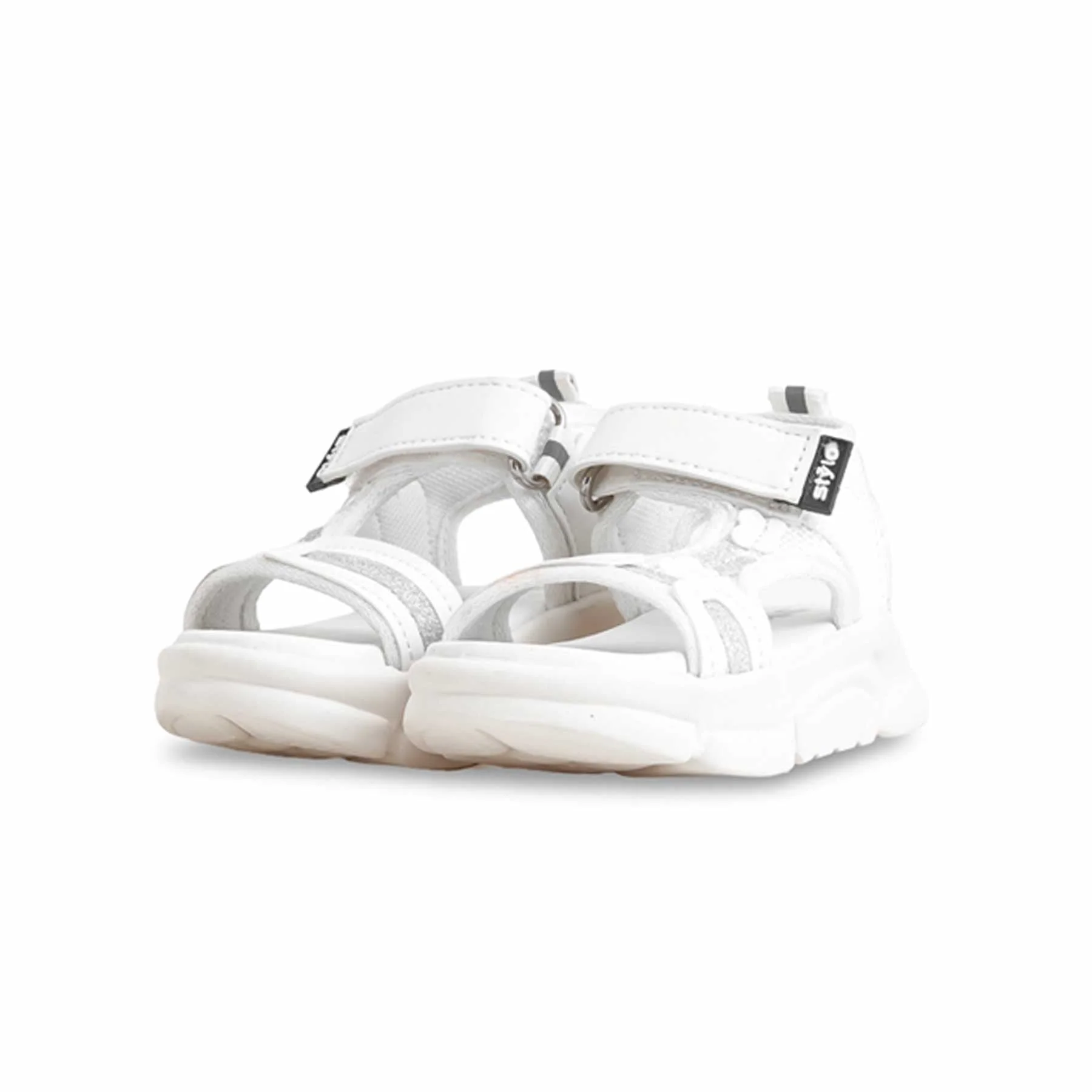 Girls White Casual Sandal KD4815 - Image 2