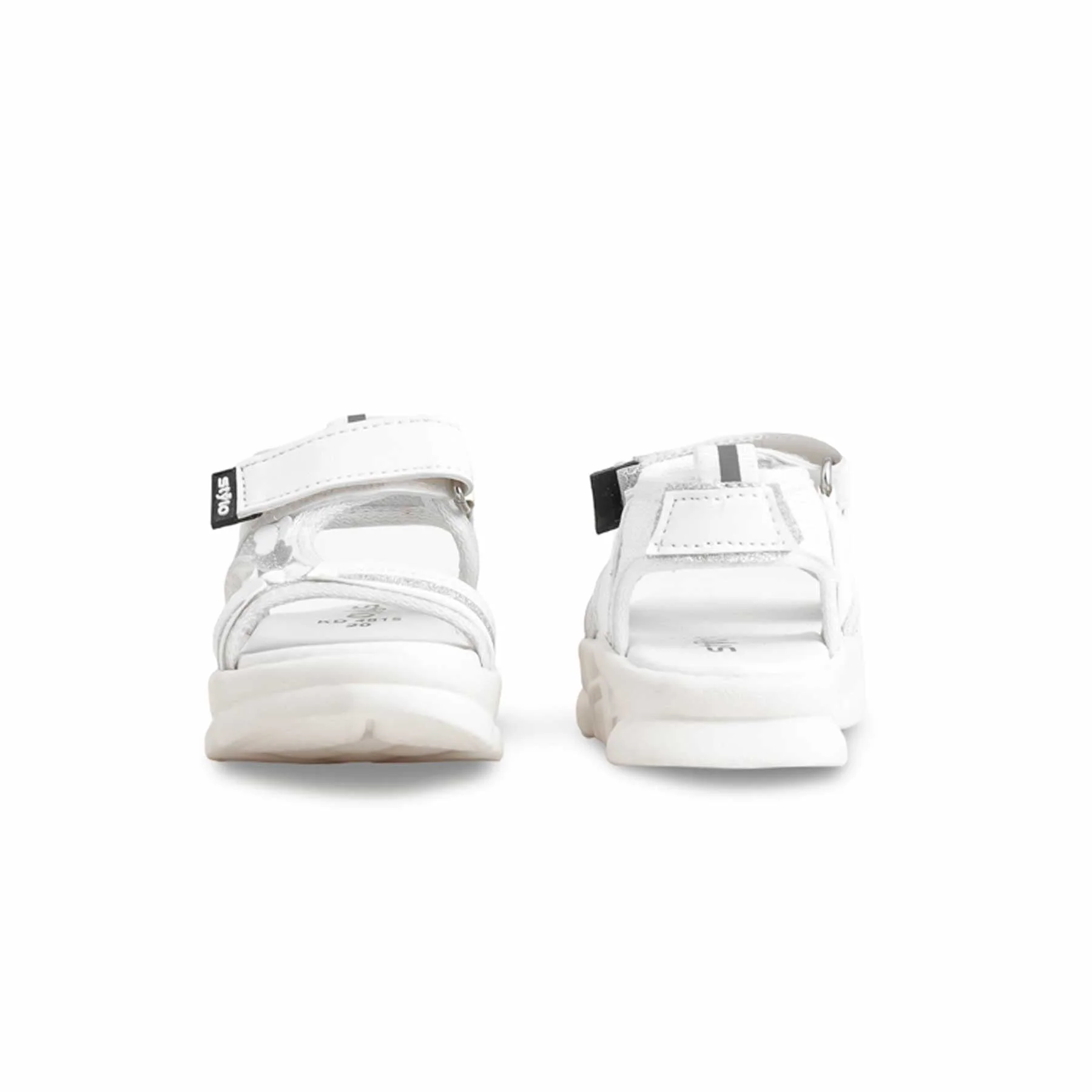 Girls White Casual Sandal KD4815 - Image 3