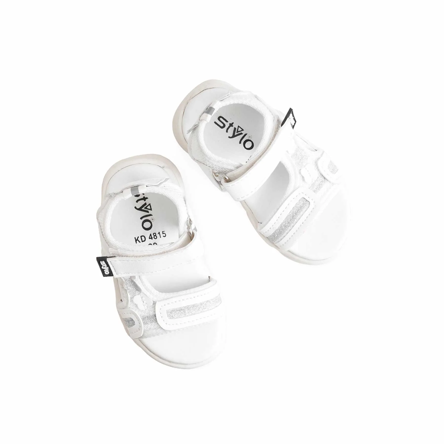 Girls White Casual Sandal KD4815 - Image 4